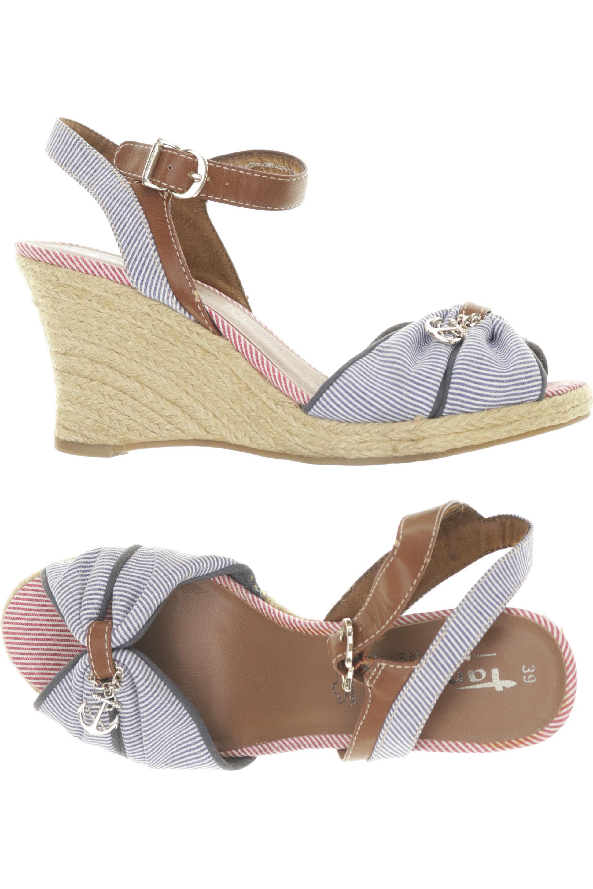 

Tamaris Damen Sandale, blau, Gr. 39