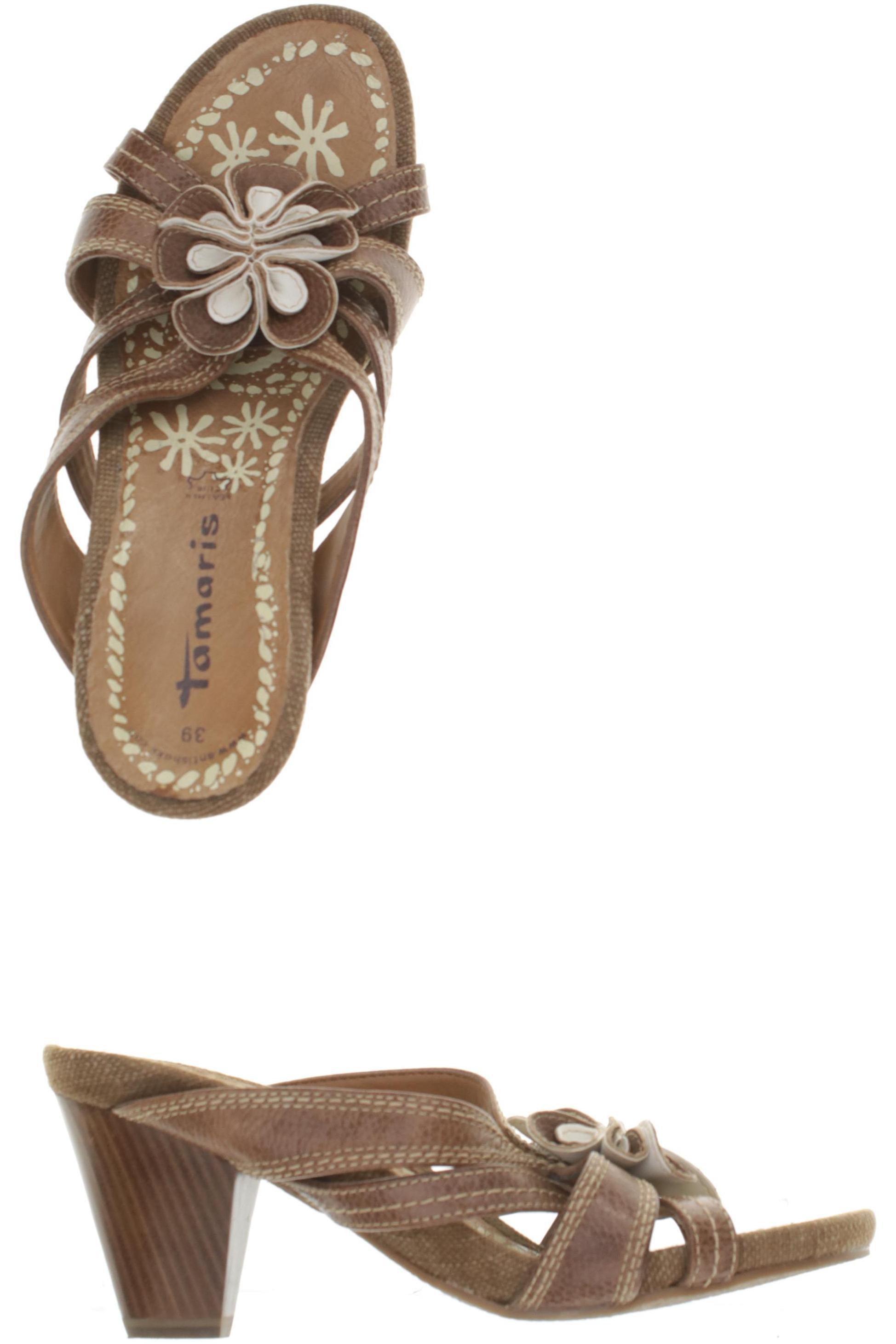 

Tamaris Damen Sandale, braun, Gr. 39