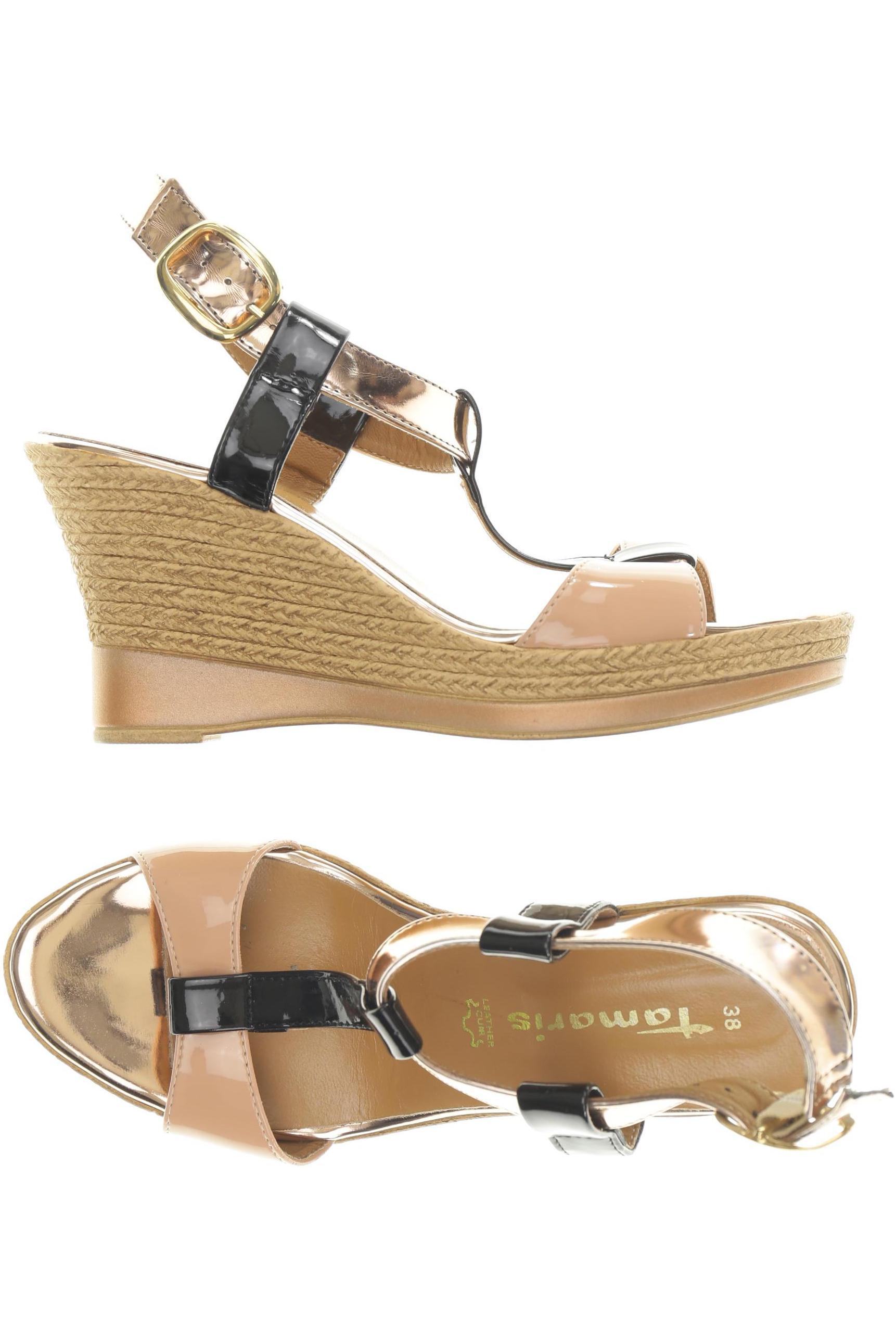 

Tamaris Damen Sandale, beige, Gr. 38