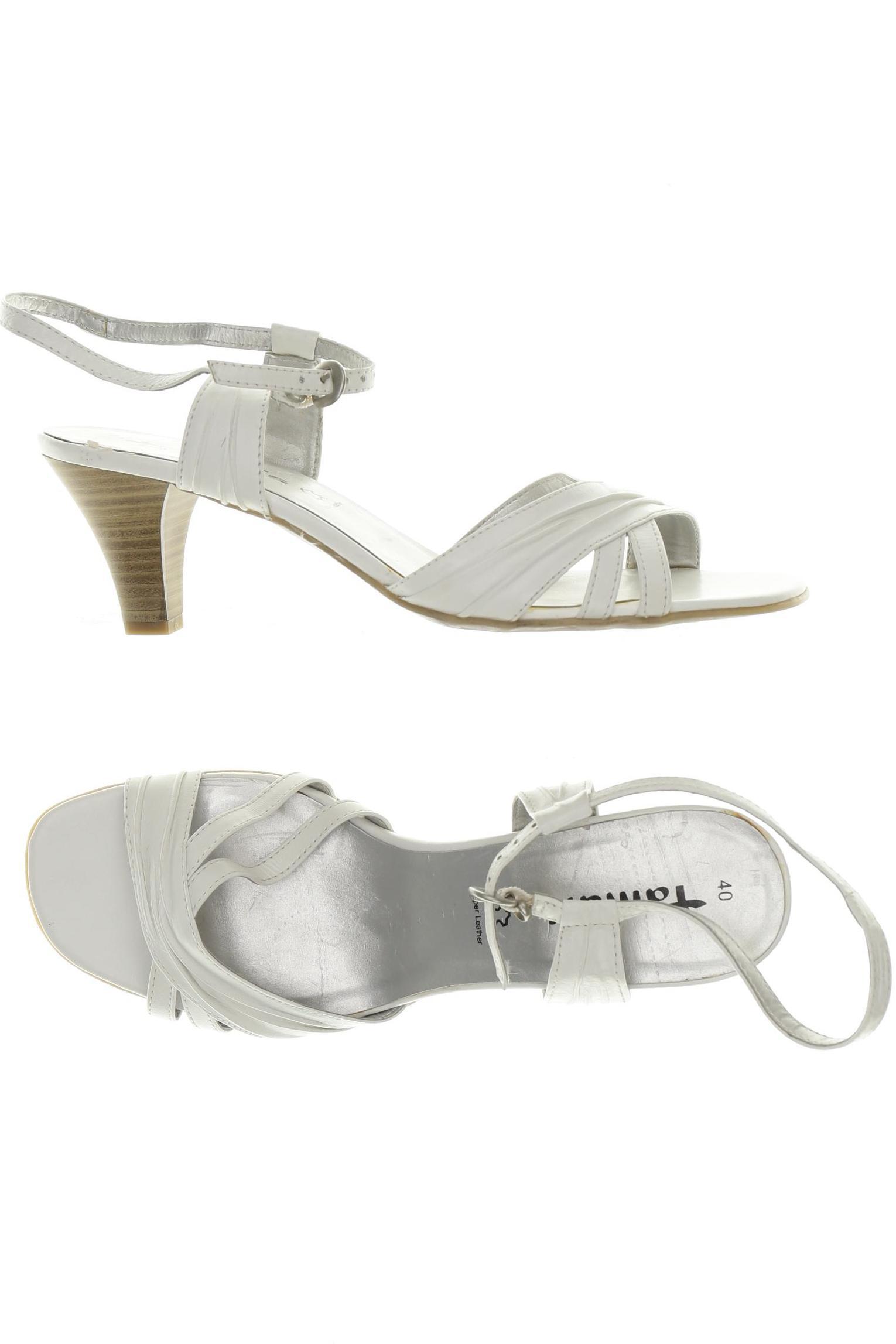 

Tamaris Damen Sandale, weiß, Gr. 40