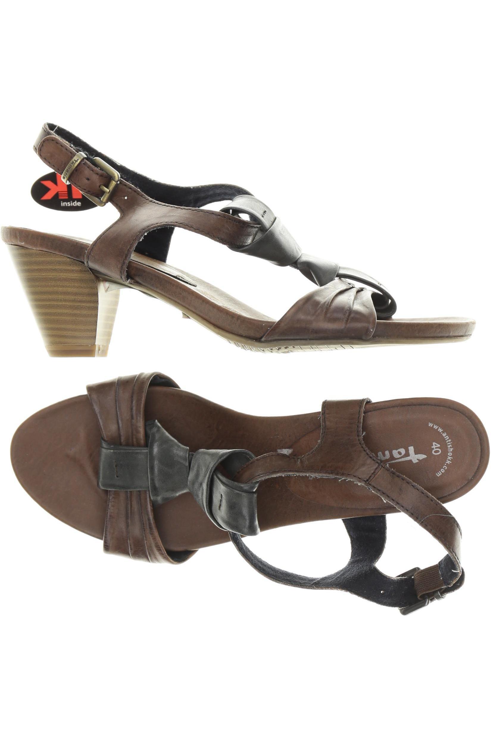 

Tamaris Damen Sandale, braun, Gr. 40