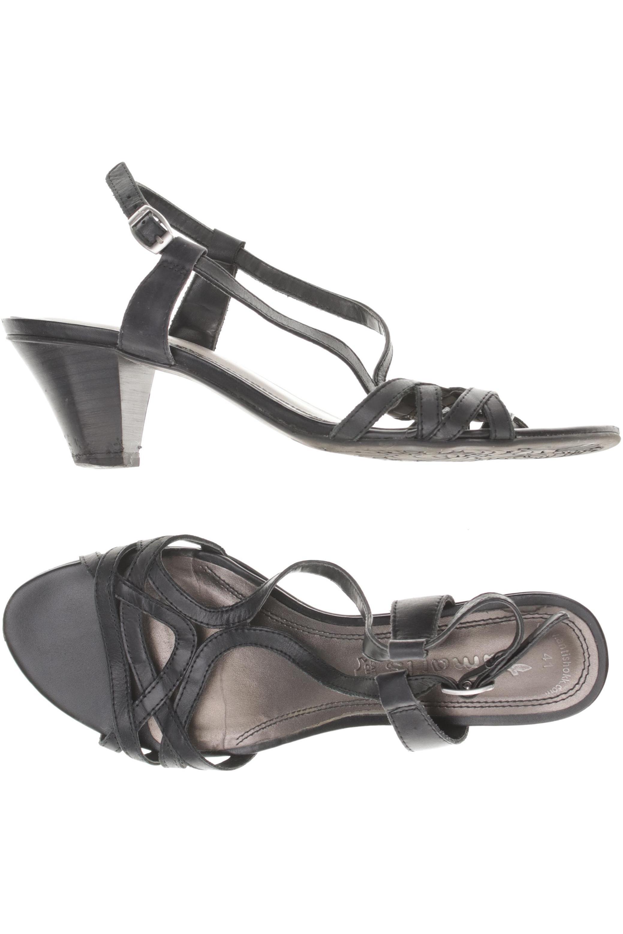 

Tamaris Damen Sandale, schwarz, Gr. 41