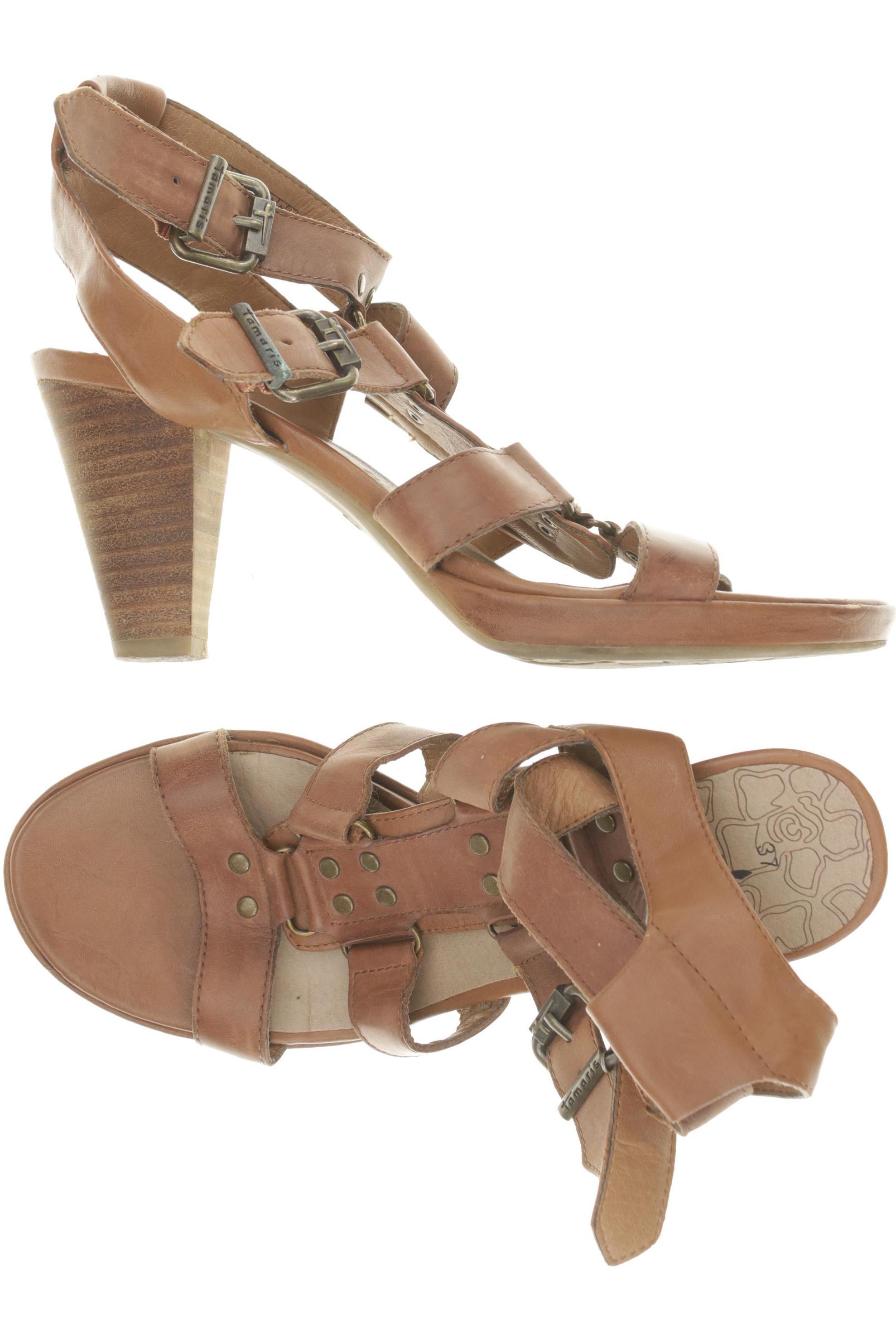 

Tamaris Damen Sandale, braun, Gr. 37