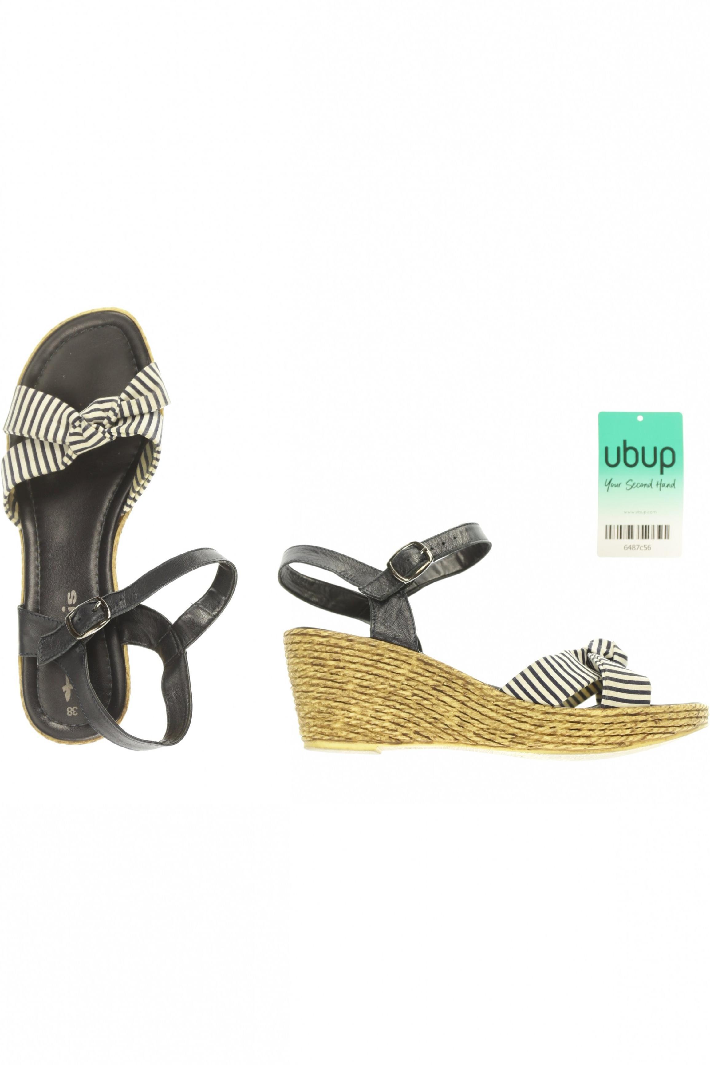 

Tamaris Damen Sandale, blau, Gr. 38