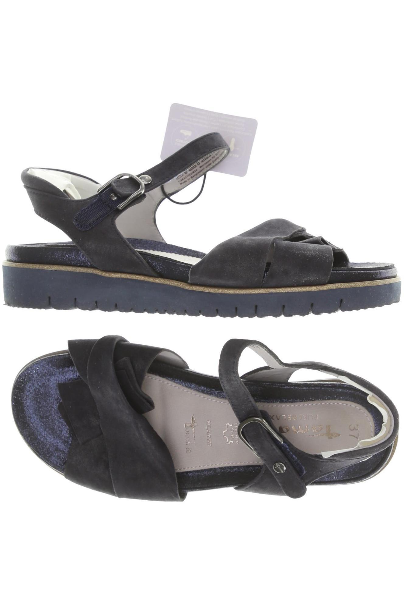 

Tamaris Damen Sandale, blau, Gr. 37