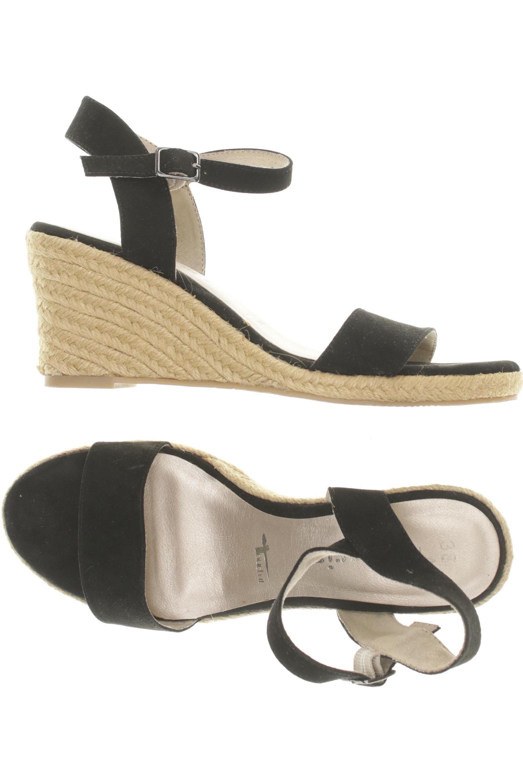 

Tamaris Damen Sandale, schwarz, Gr. 38