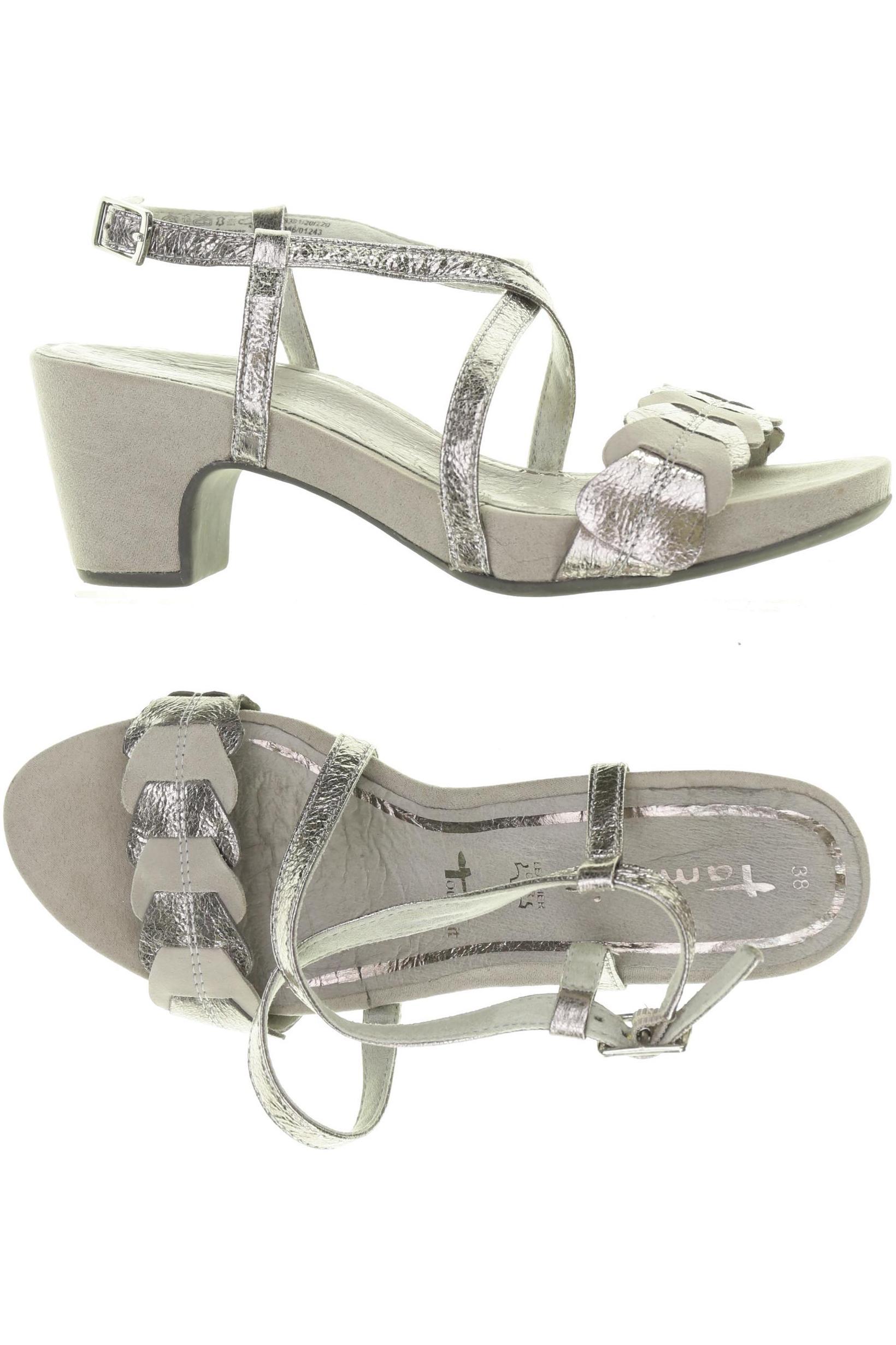

Tamaris Damen Sandale, grau, Gr. 38