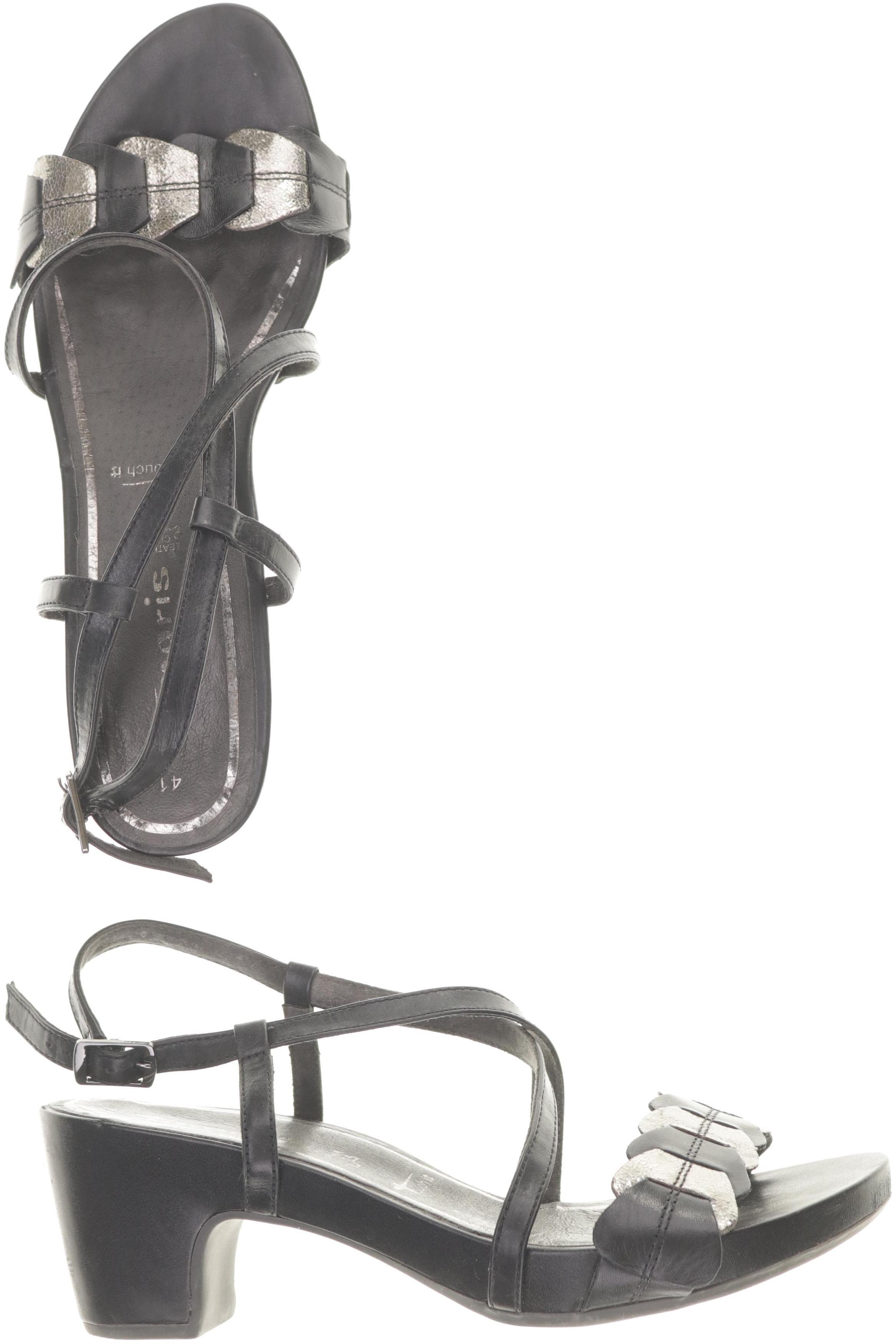 

Tamaris Damen Sandale, schwarz, Gr. 41