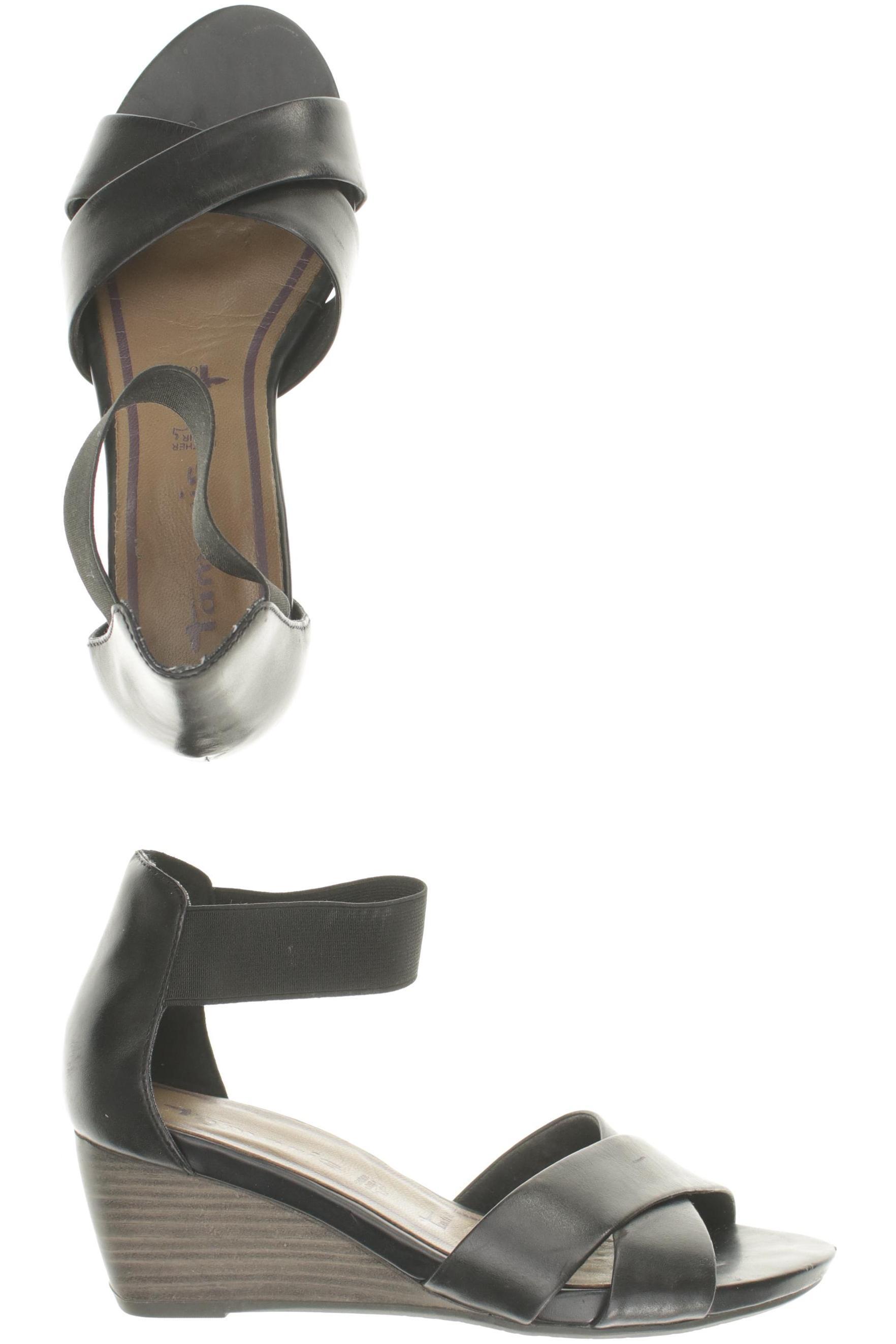 

Tamaris Damen Sandale, schwarz, Gr. 36