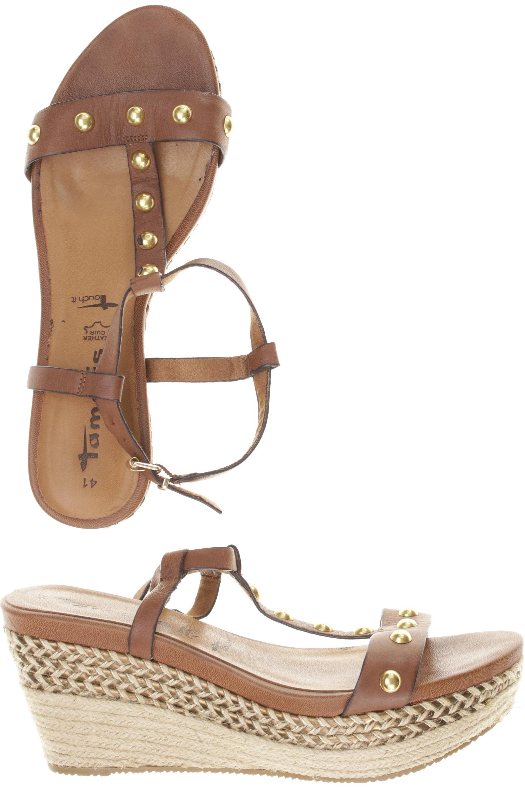 

Tamaris Damen Sandale, braun, Gr. 41