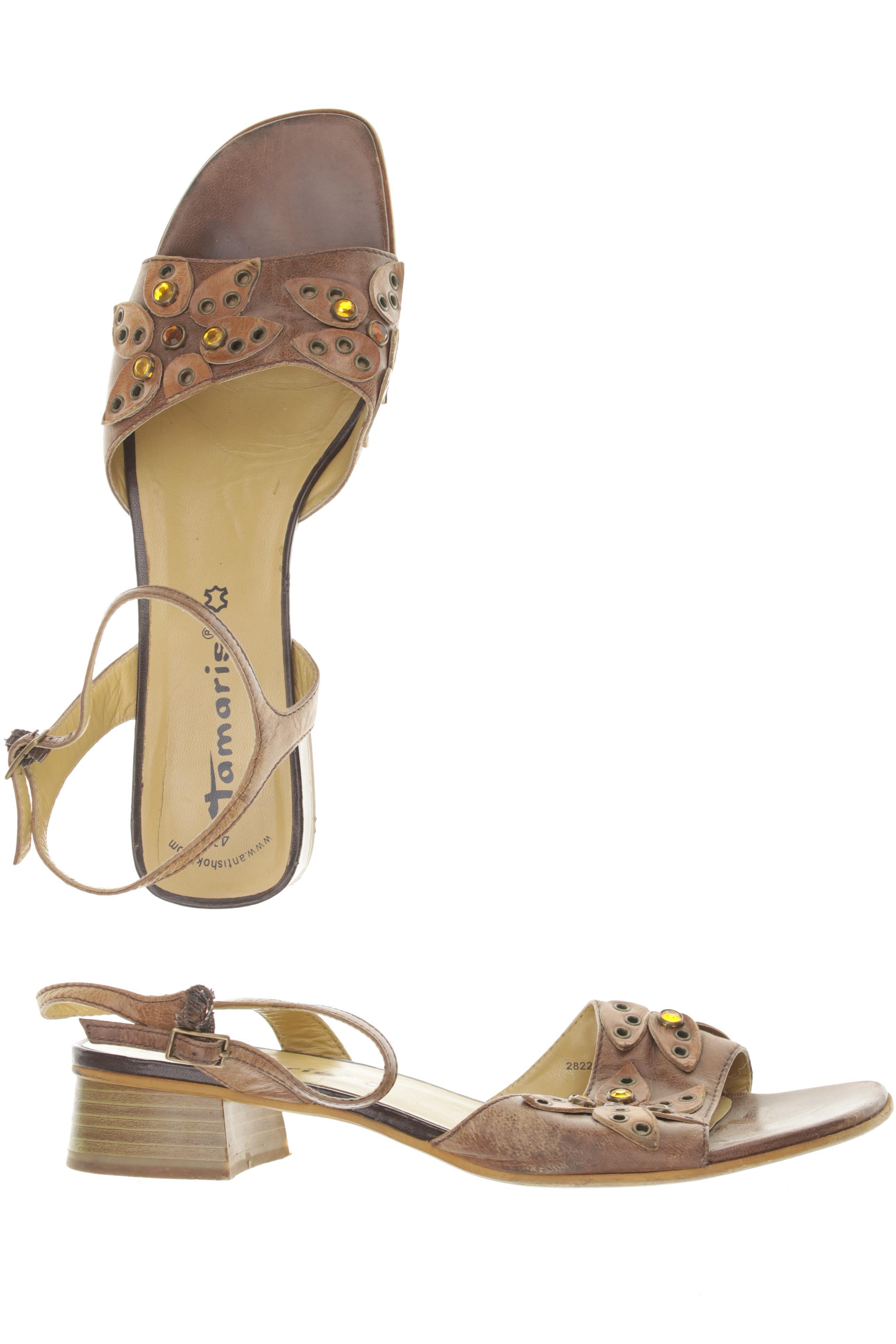 

Tamaris Damen Sandale, braun, Gr. 41