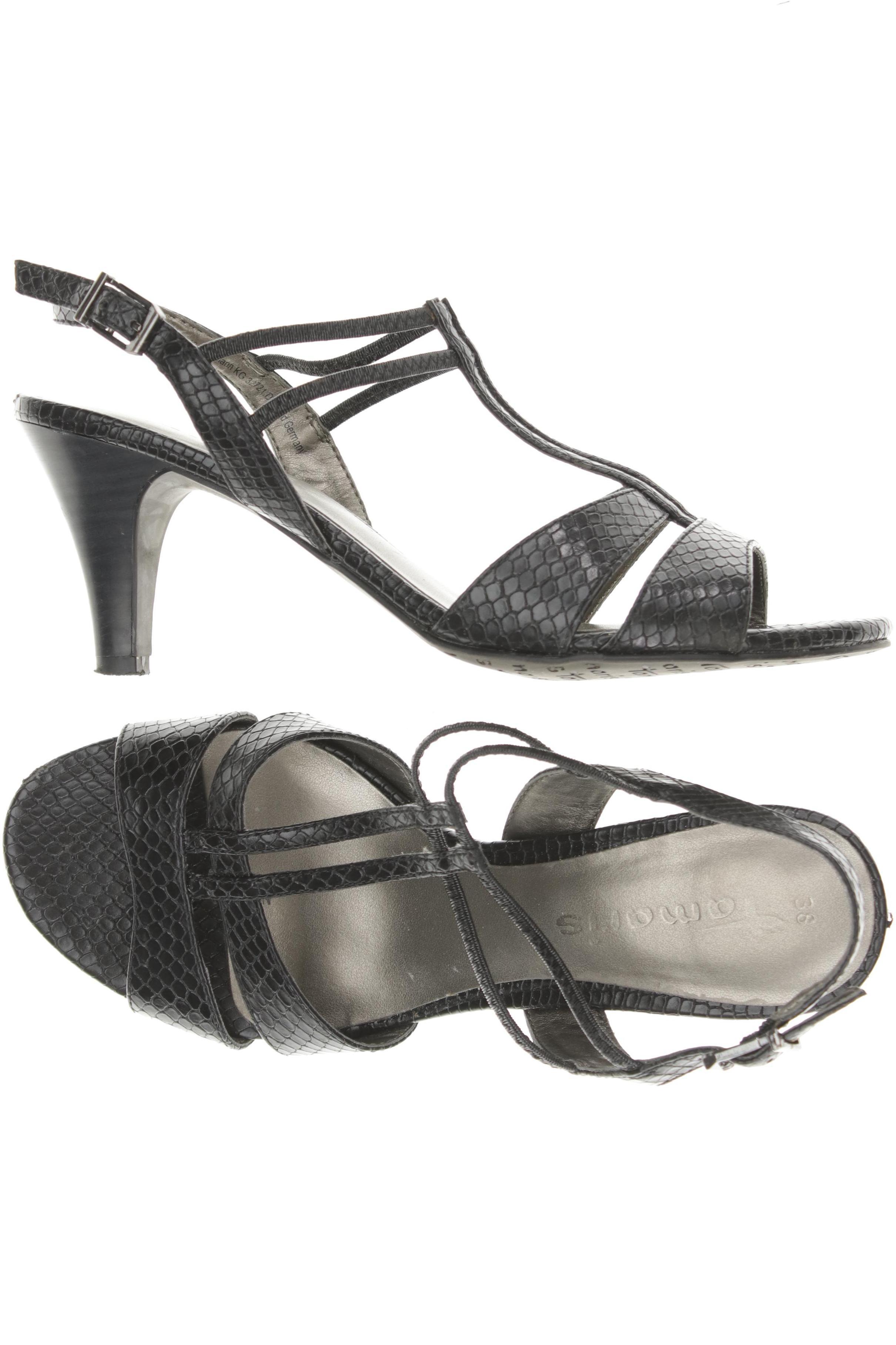 

Tamaris Damen Sandale, schwarz, Gr. 38