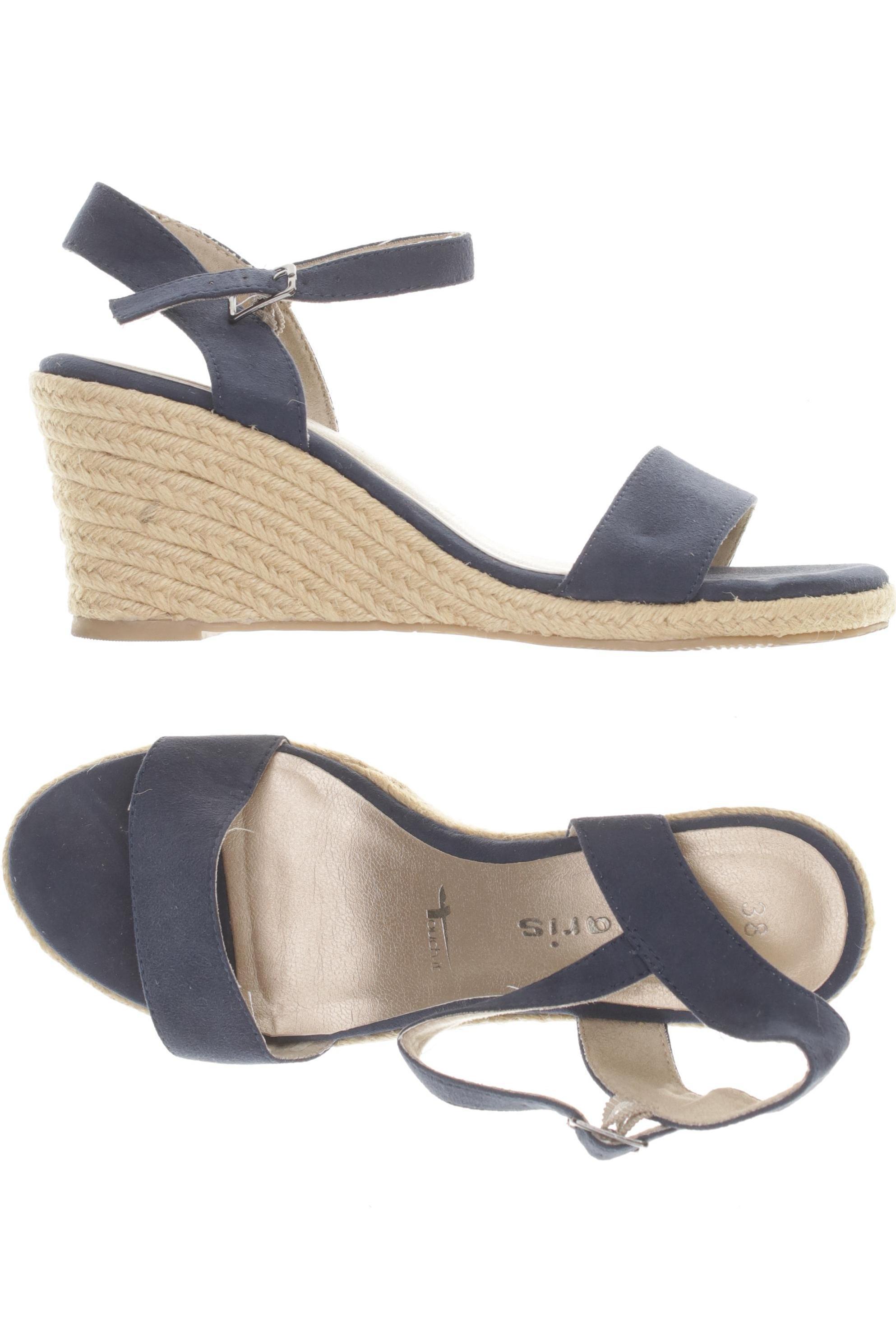 

Tamaris Damen Sandale, blau, Gr. 38