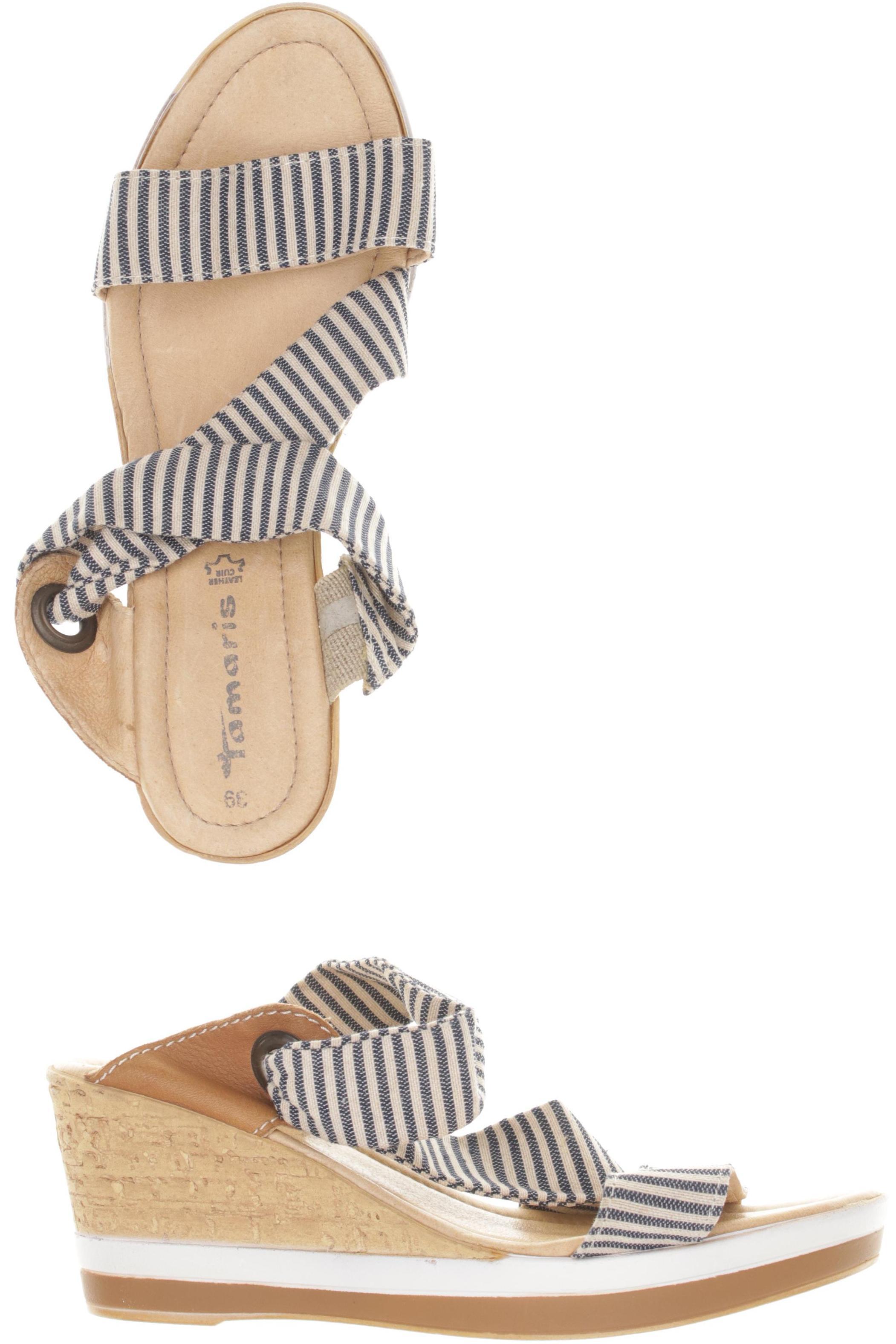 

Tamaris Damen Sandale, blau, Gr. 39