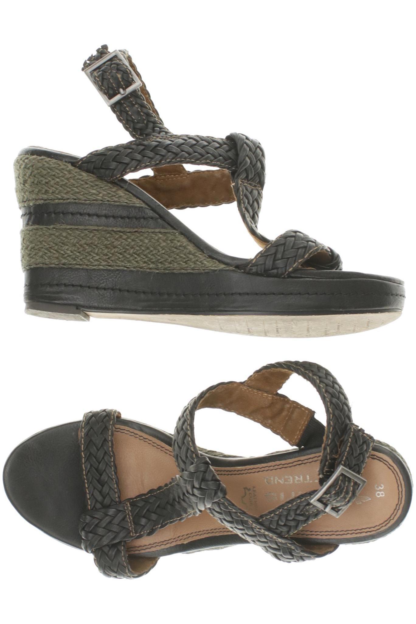 

Tamaris Damen Sandale, schwarz, Gr. 38