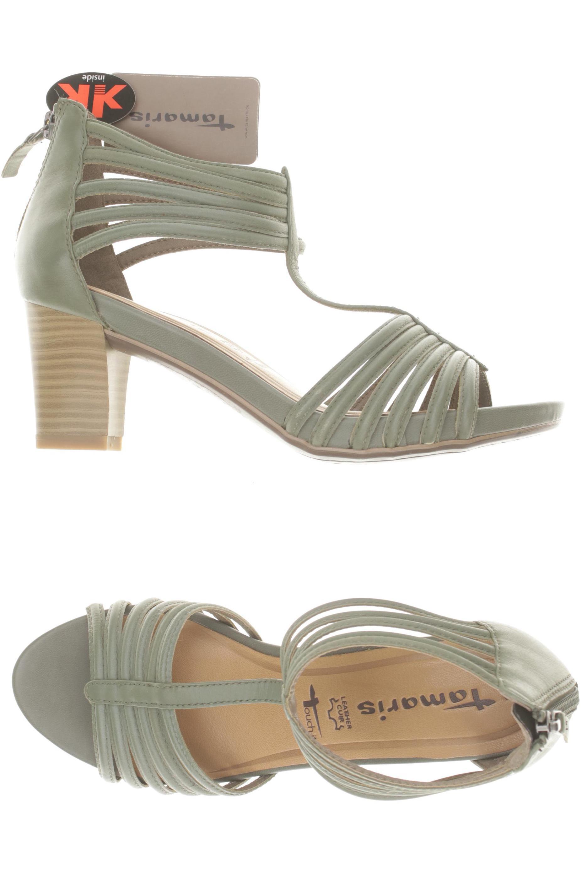 

Tamaris Damen Sandale, grün, Gr. 38