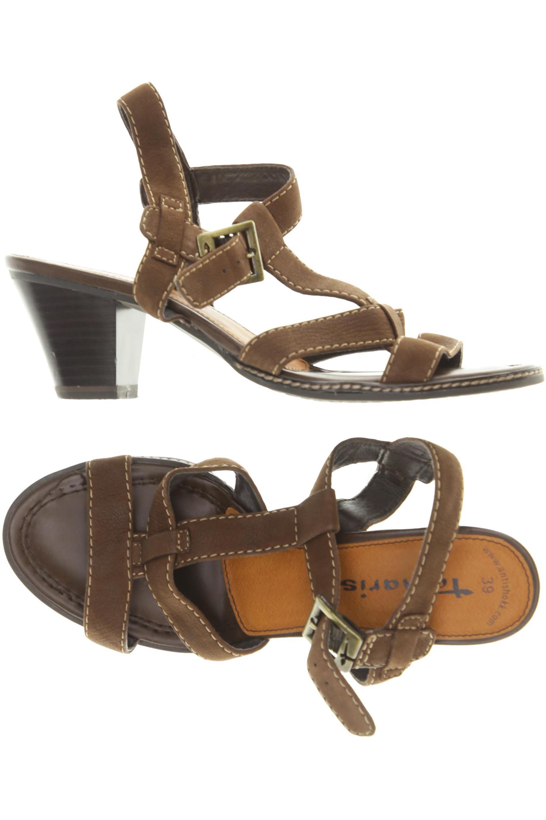 

Tamaris Damen Sandale, braun, Gr. 39