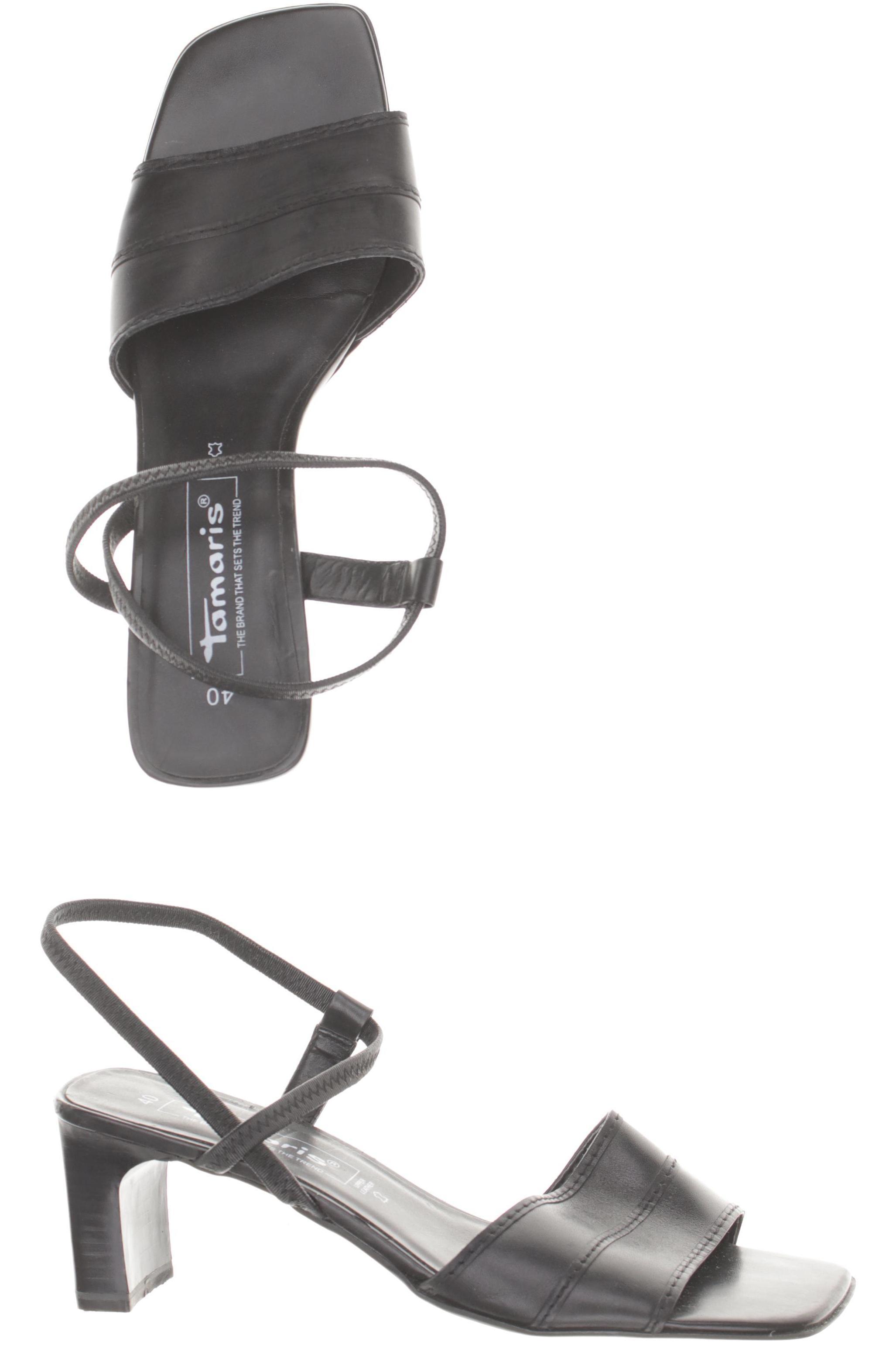 

Tamaris Damen Sandale, schwarz, Gr. 40