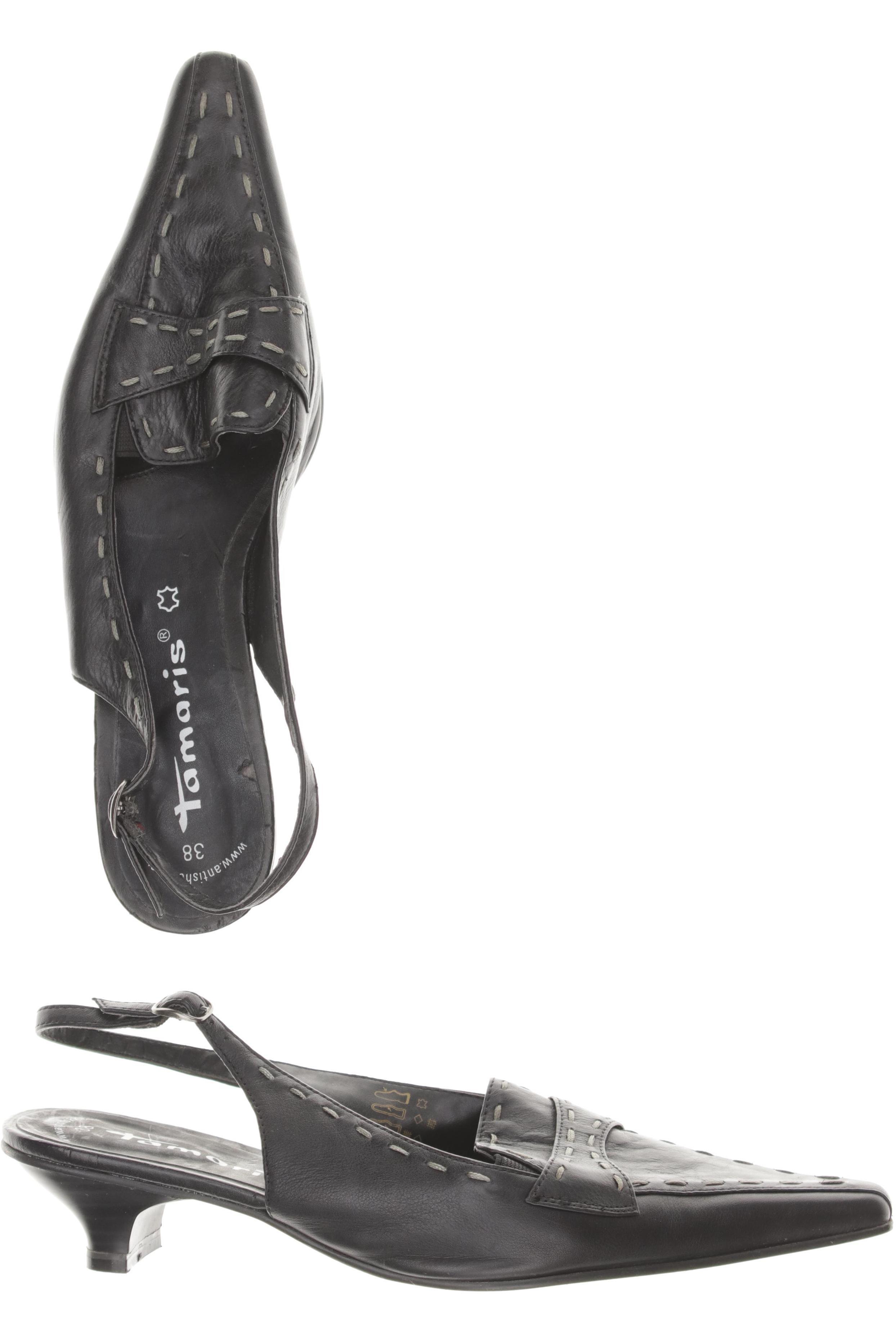 

Tamaris Damen Sandale, schwarz, Gr. 38