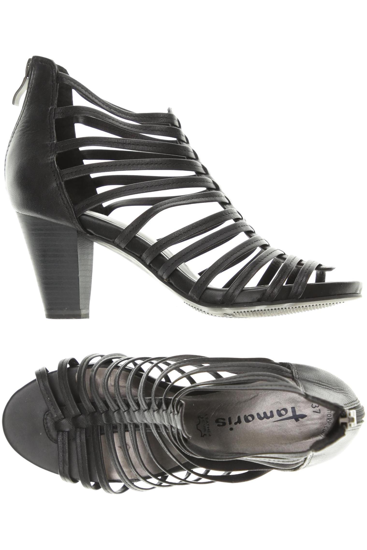 

Tamaris Damen Sandale, schwarz, Gr. 37