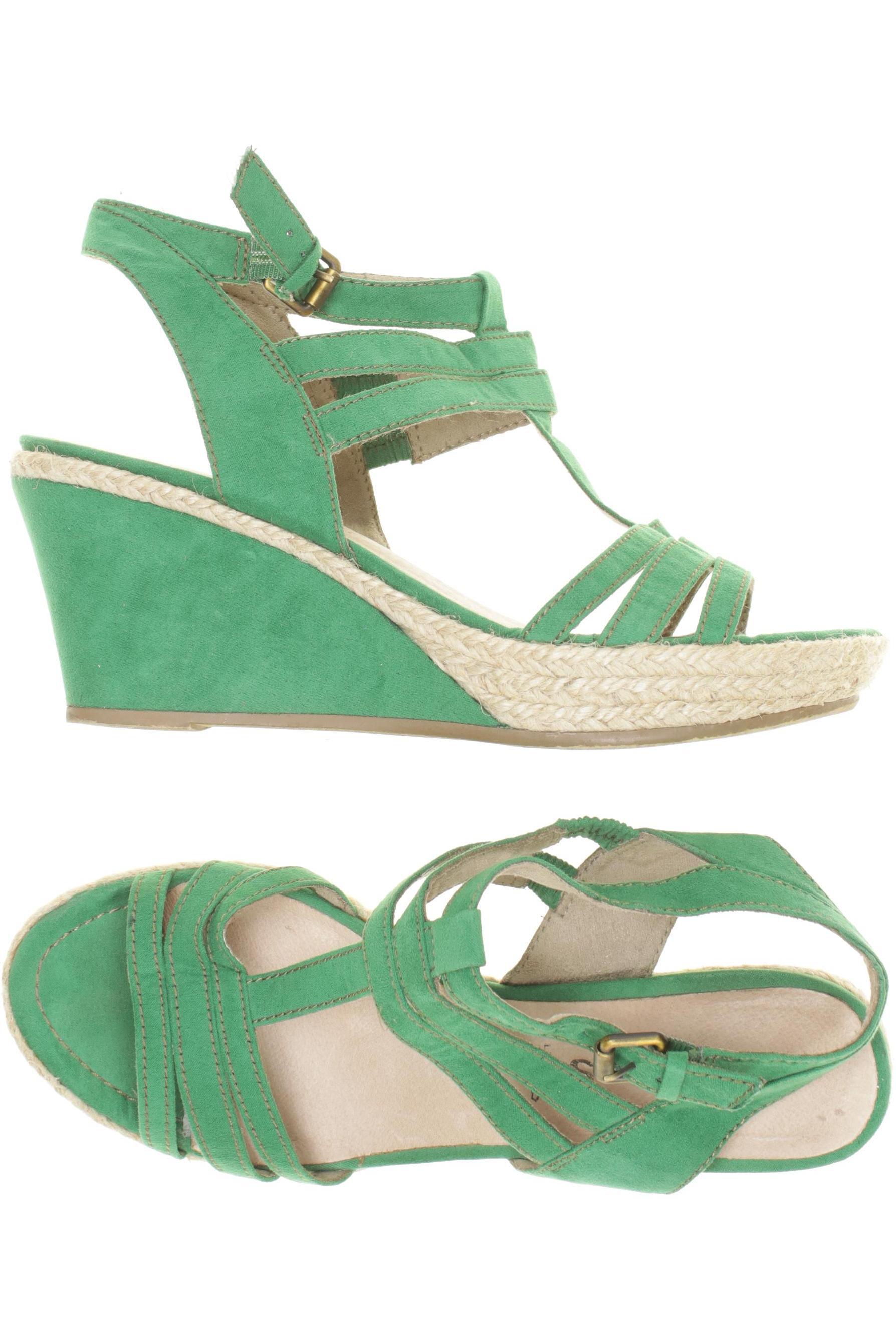 

Tamaris Damen Sandale, grün, Gr. 38