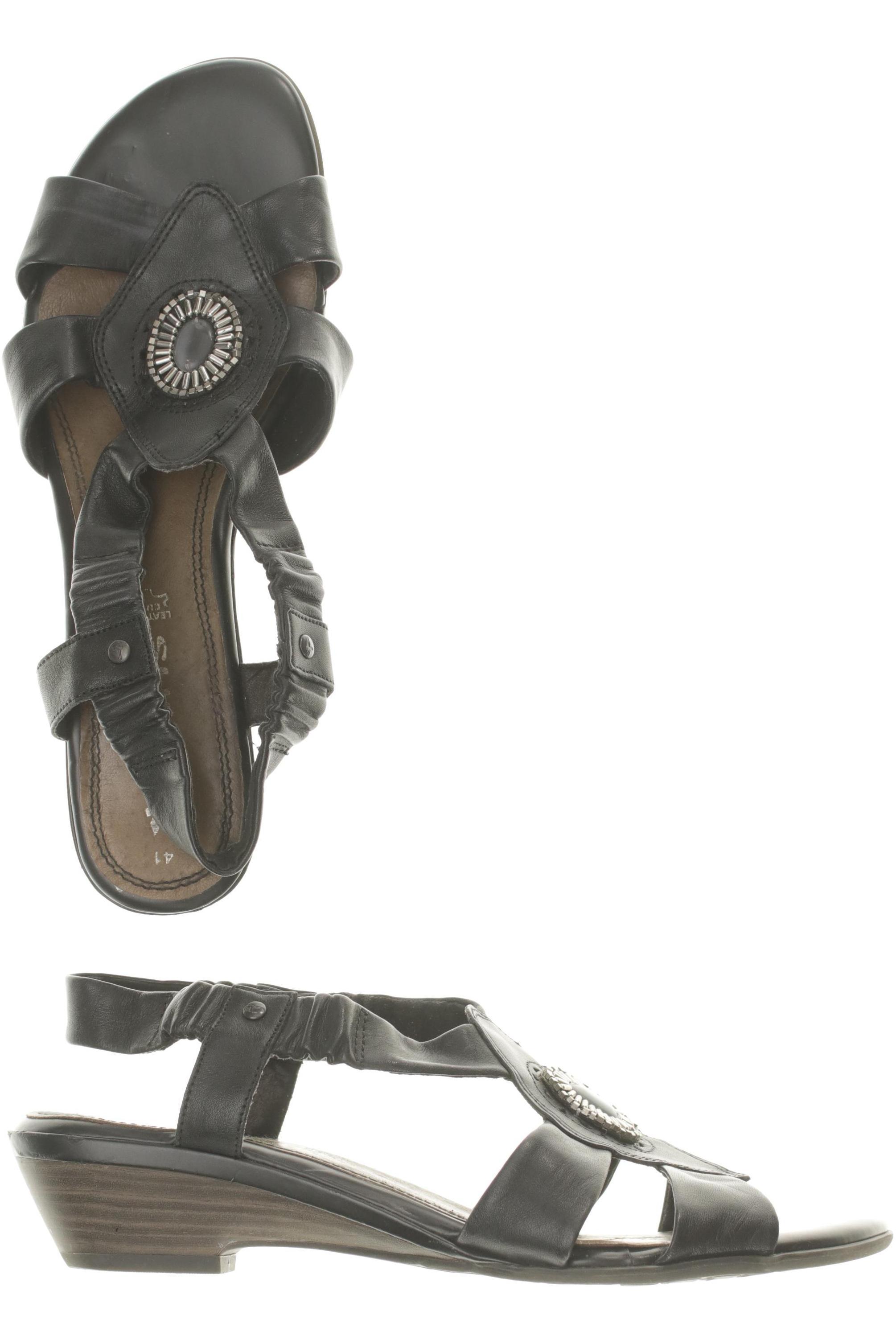 

Tamaris Damen Sandale, schwarz, Gr. 41