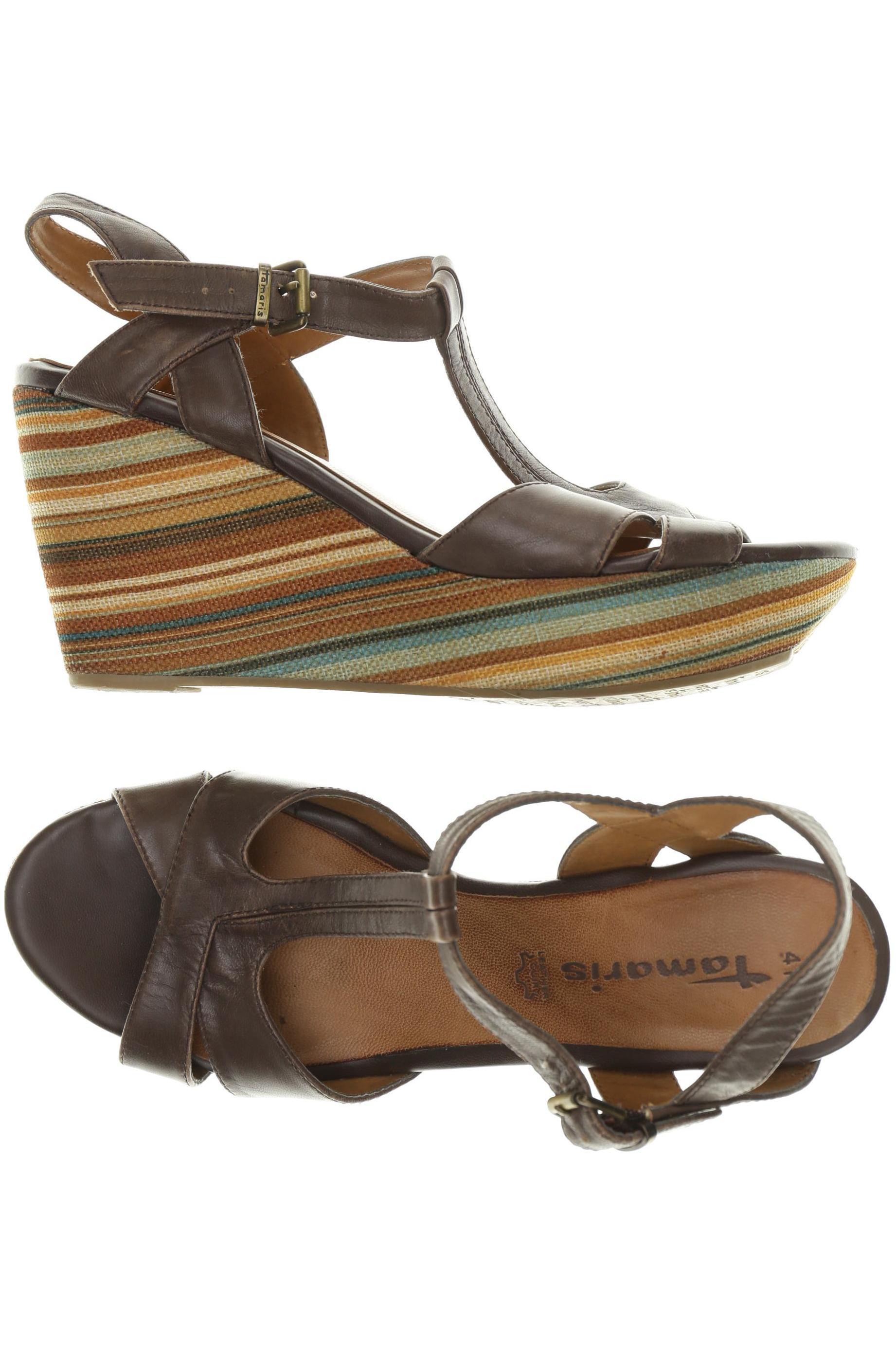 

Tamaris Damen Sandale, braun, Gr. 41