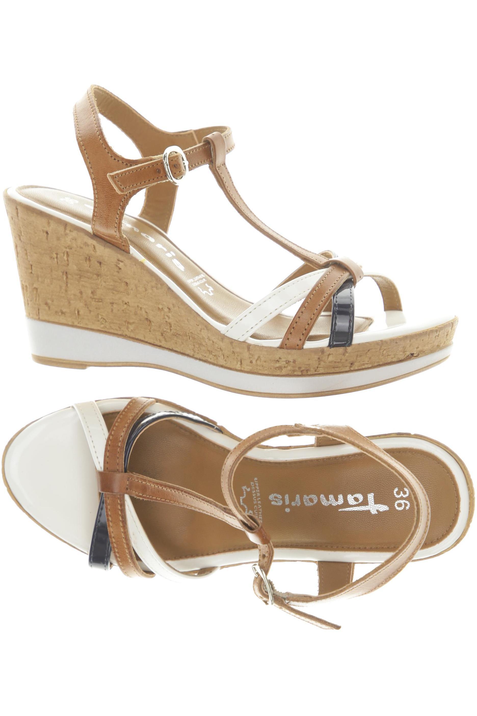 

Tamaris Damen Sandale, braun, Gr. 36