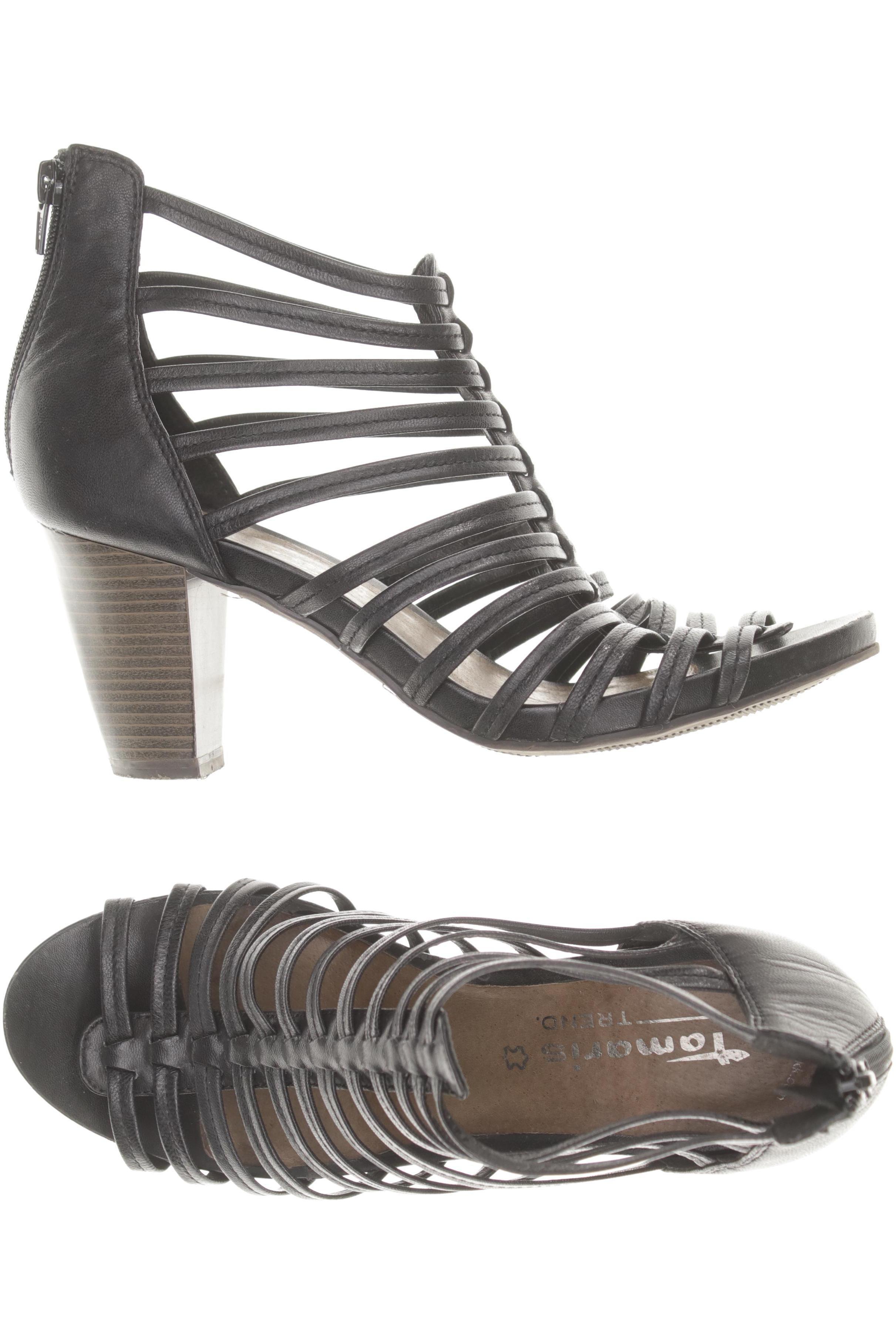 

Tamaris Damen Sandale, schwarz, Gr. 40