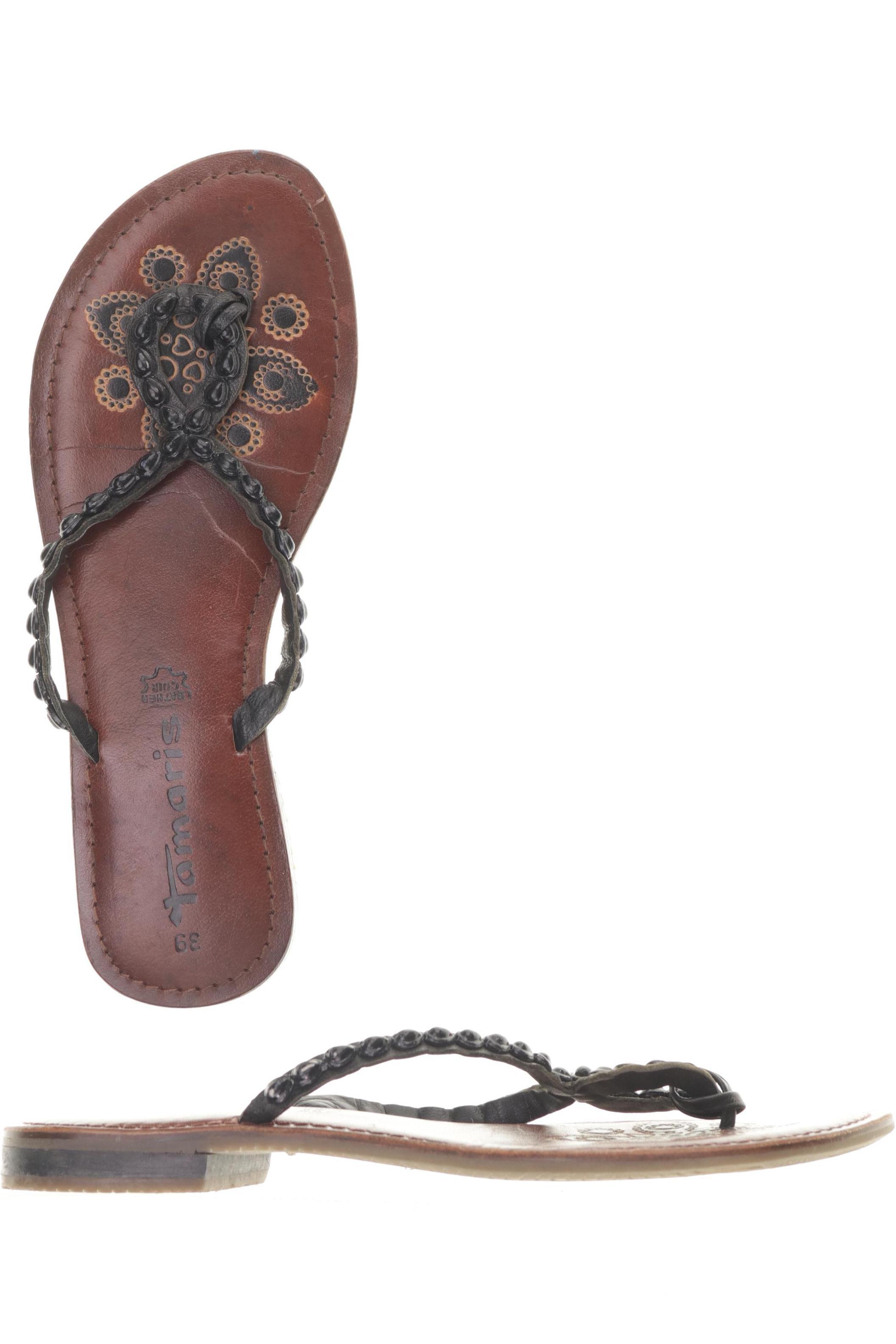 

Tamaris Damen Sandale, schwarz, Gr. 39