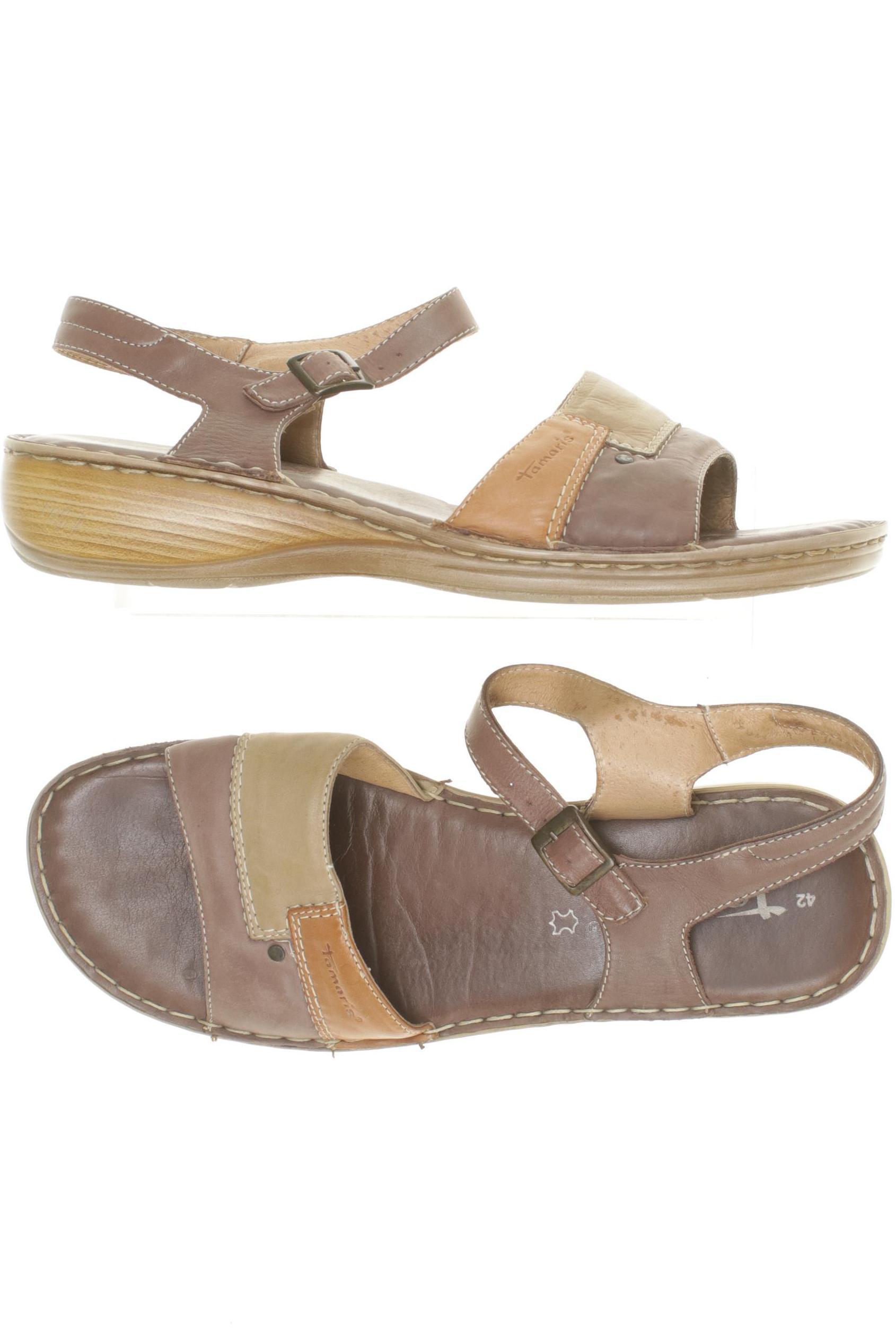 

Tamaris Damen Sandale, braun, Gr. 42