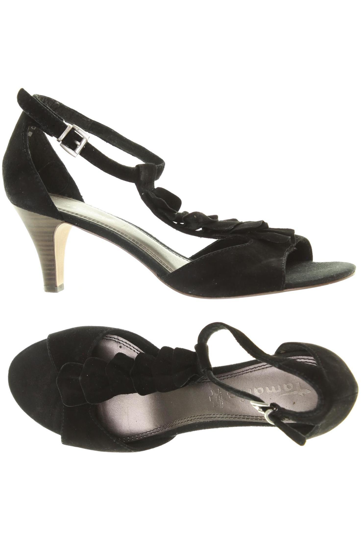 

Tamaris Damen Sandale, schwarz, Gr. 41