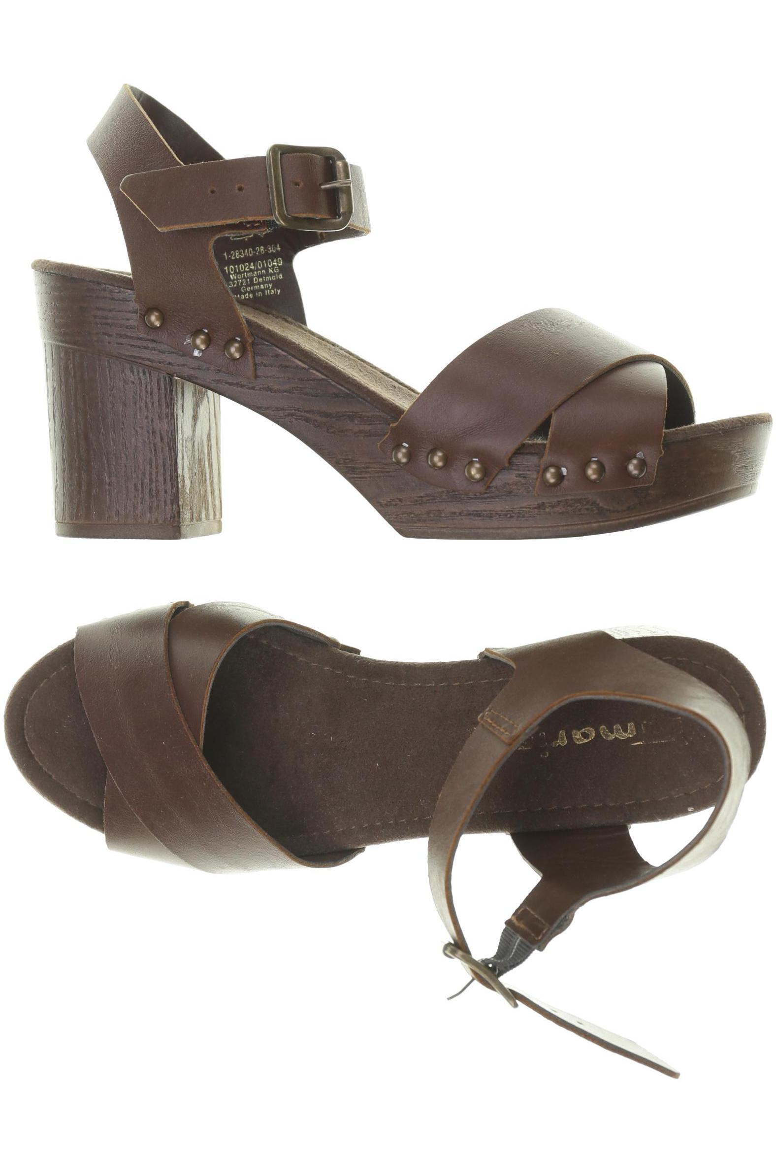 

Tamaris Damen Sandale, braun, Gr. 39