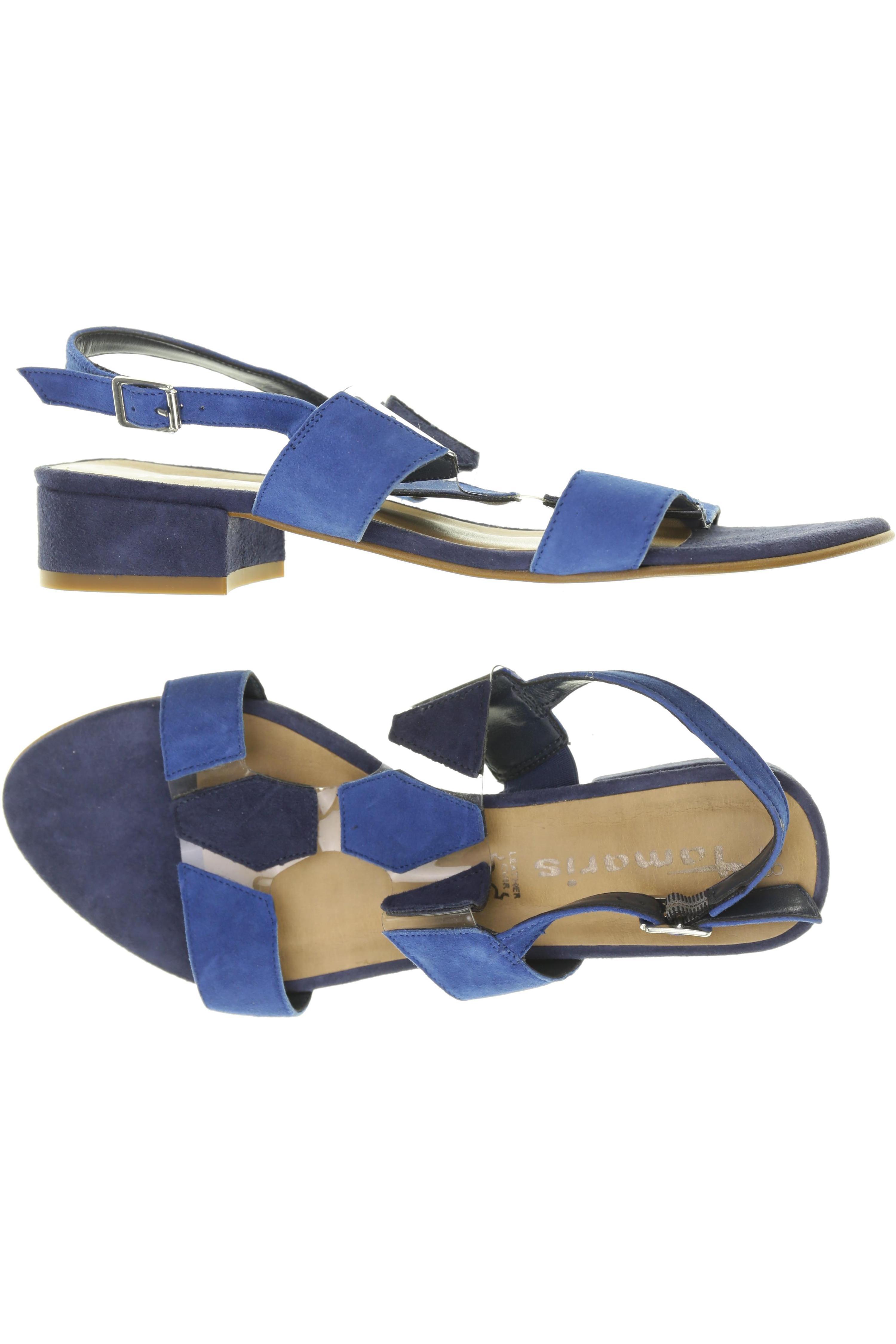 

Tamaris Damen Sandale, blau, Gr. 38