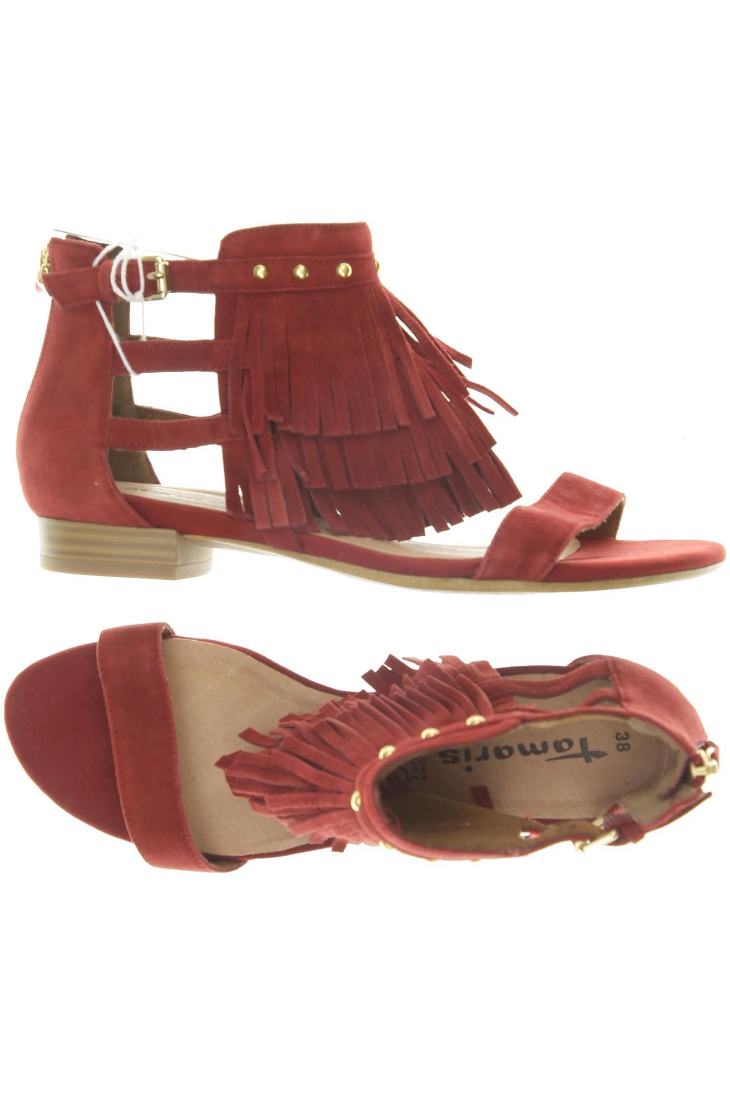 

Tamaris Damen Sandale, rot, Gr. 38