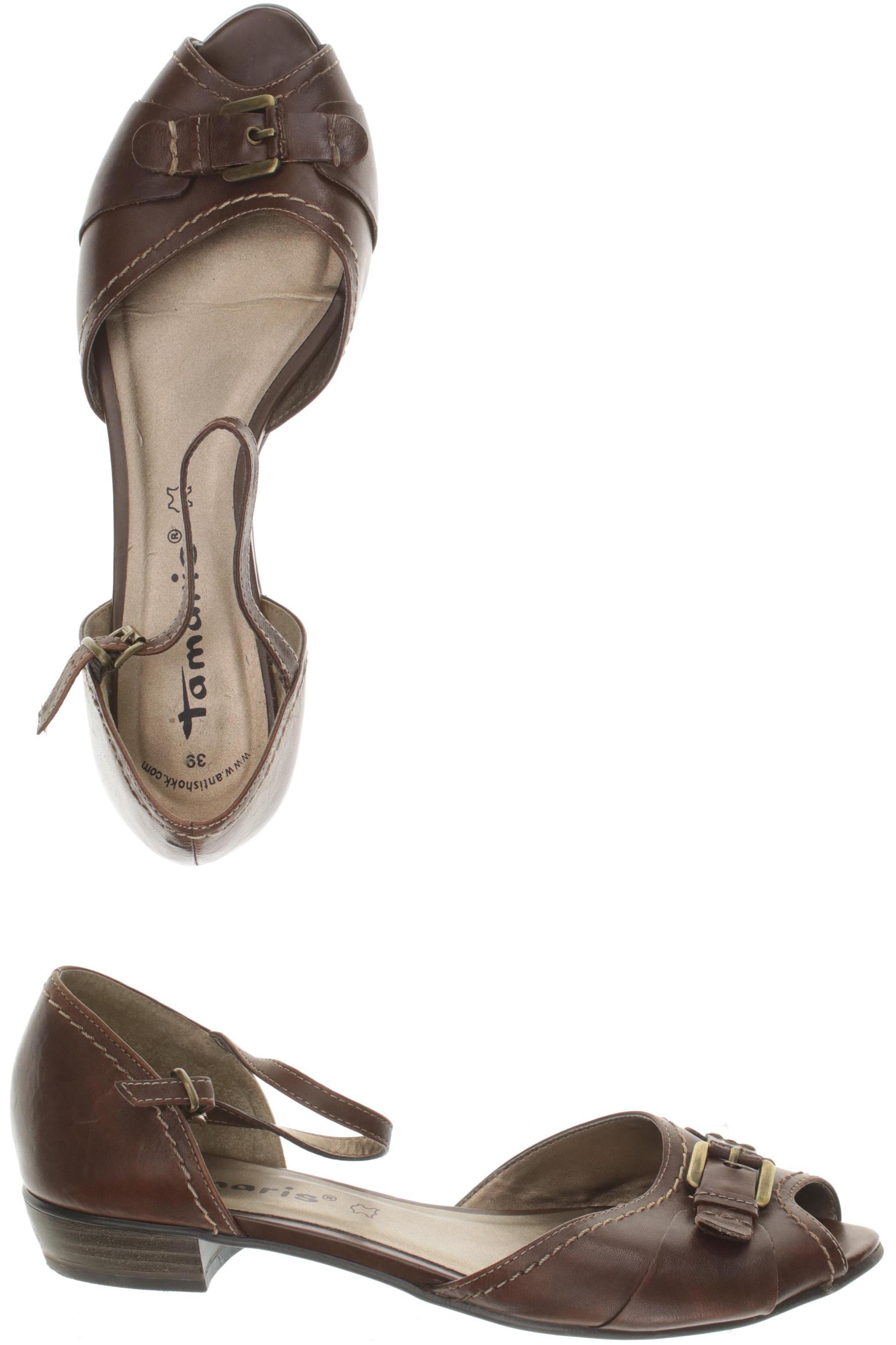 

Tamaris Damen Sandale, braun, Gr. 39