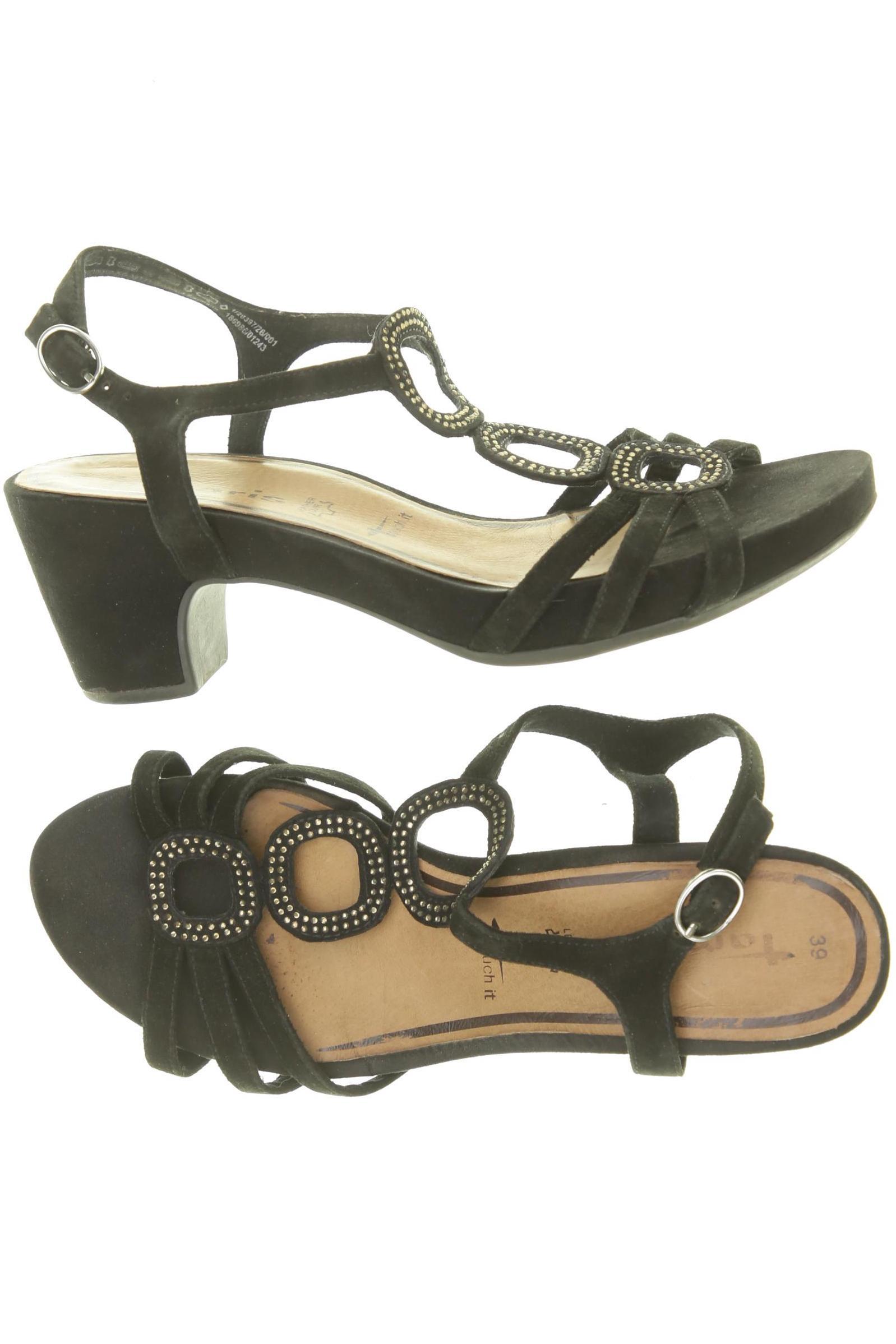 

Tamaris Damen Sandale, schwarz, Gr. 39