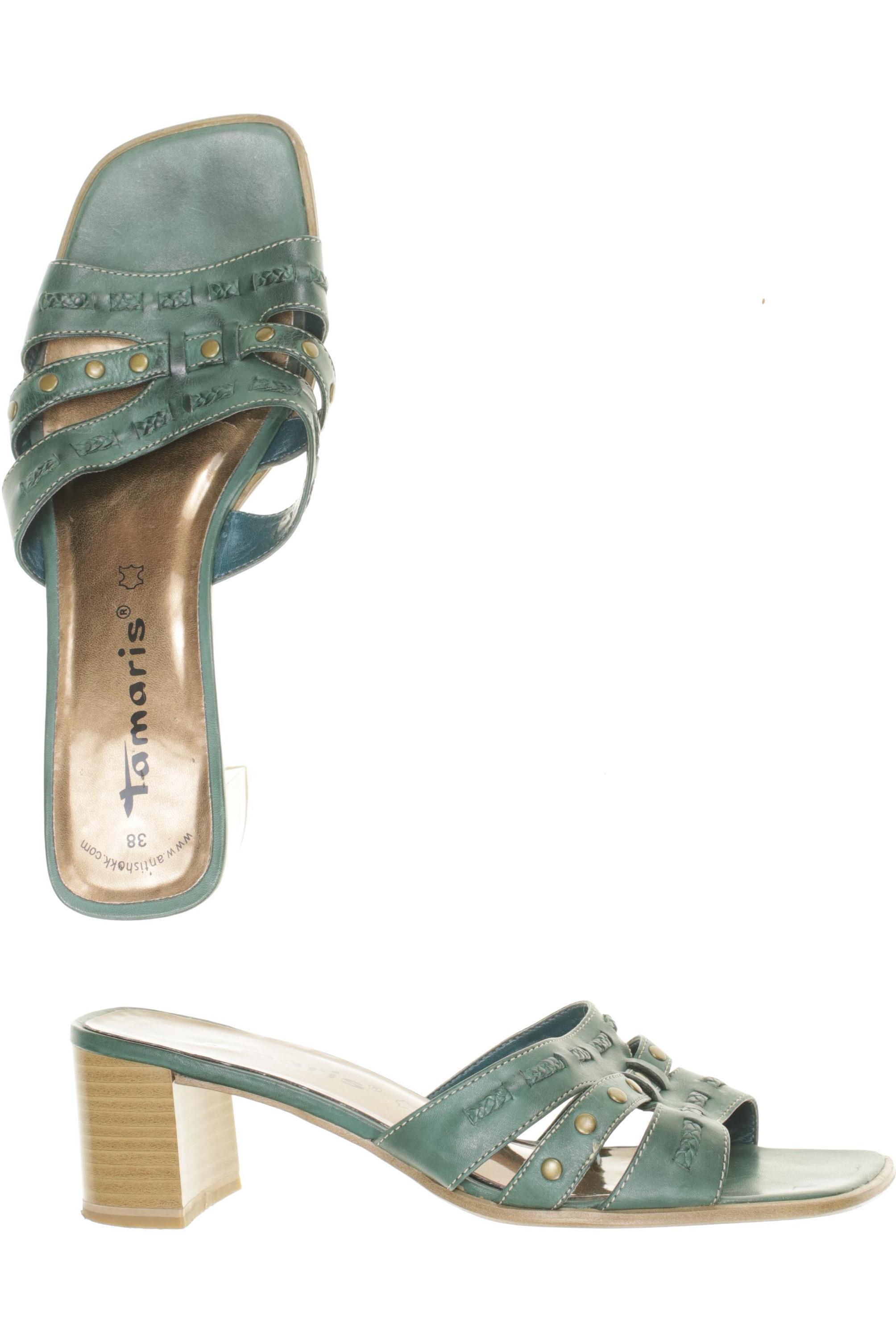 

Tamaris Damen Sandale, grün, Gr. 38