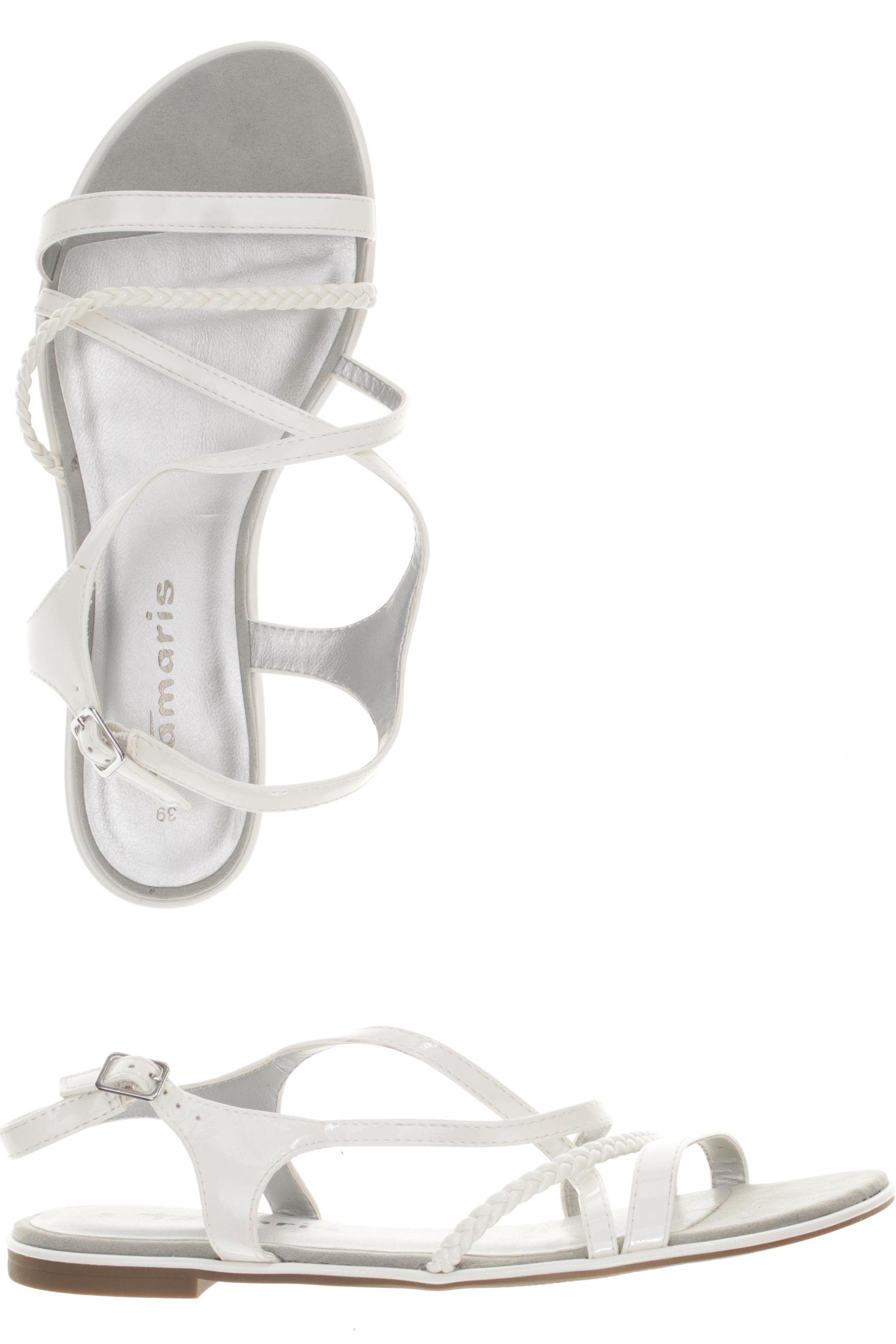 

Tamaris Damen Sandale, weiß, Gr. 39