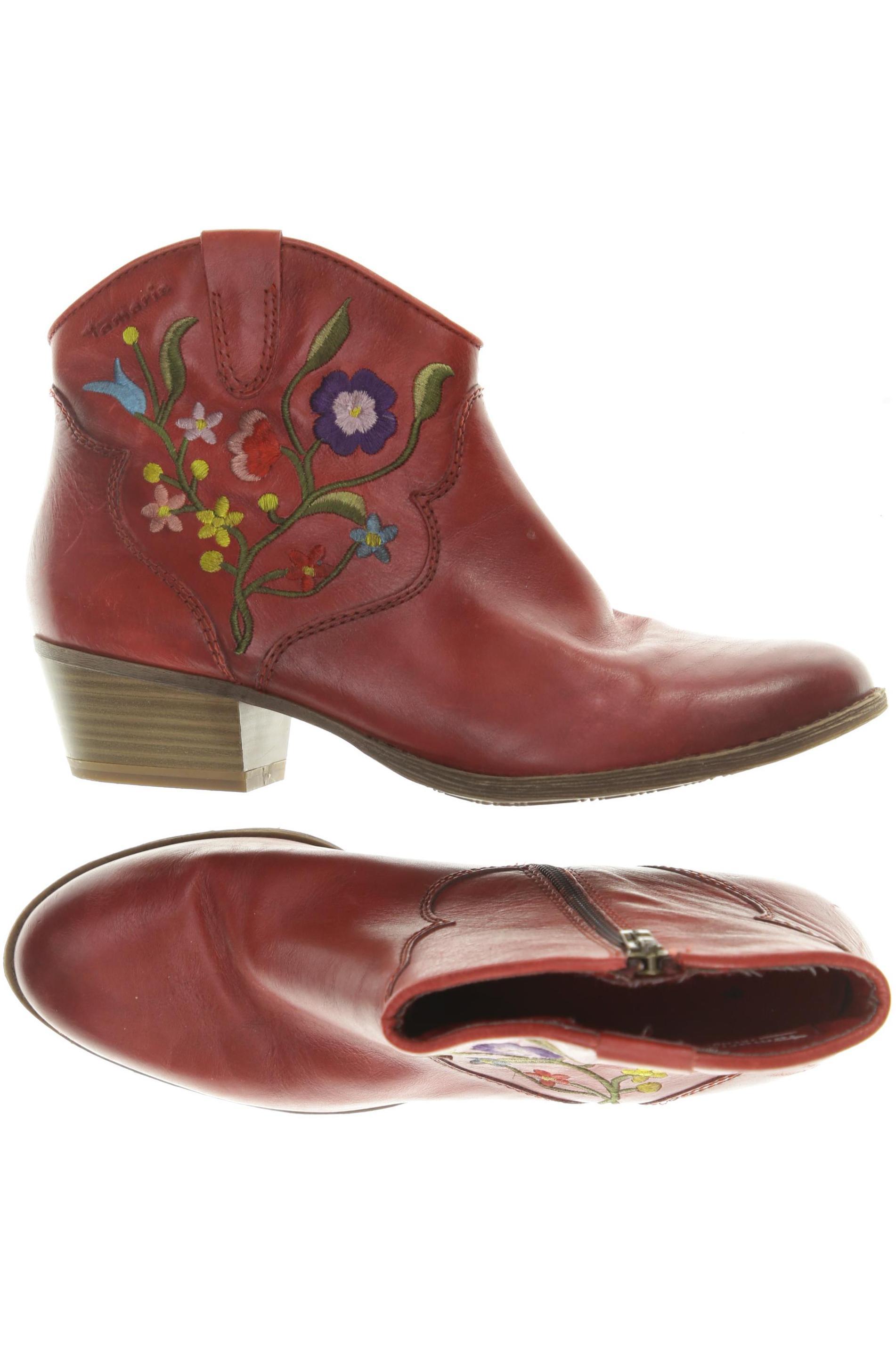 

Tamaris Damen Stiefelette, rot, Gr. 40