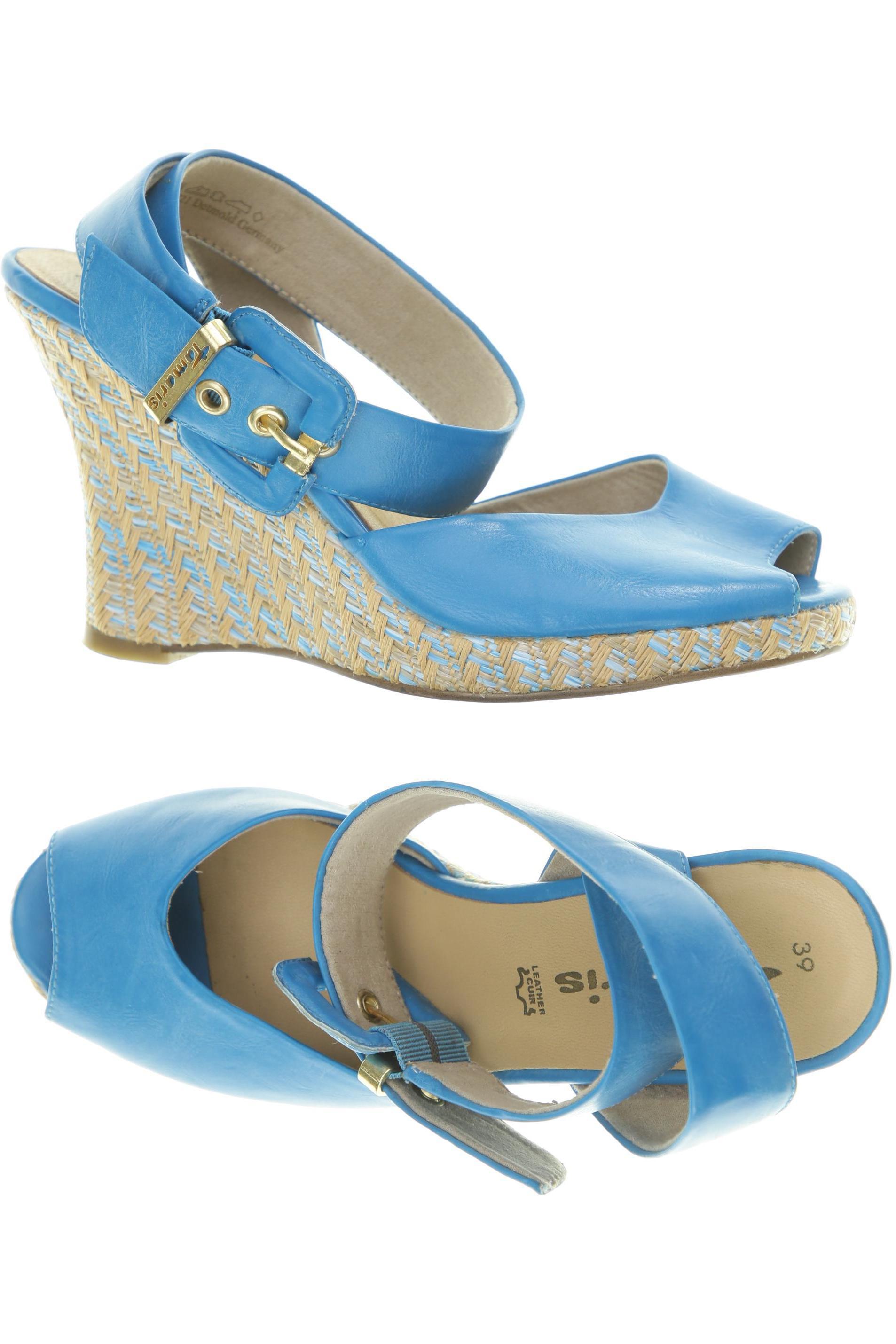 

Tamaris Damen Sandale, blau, Gr. 36