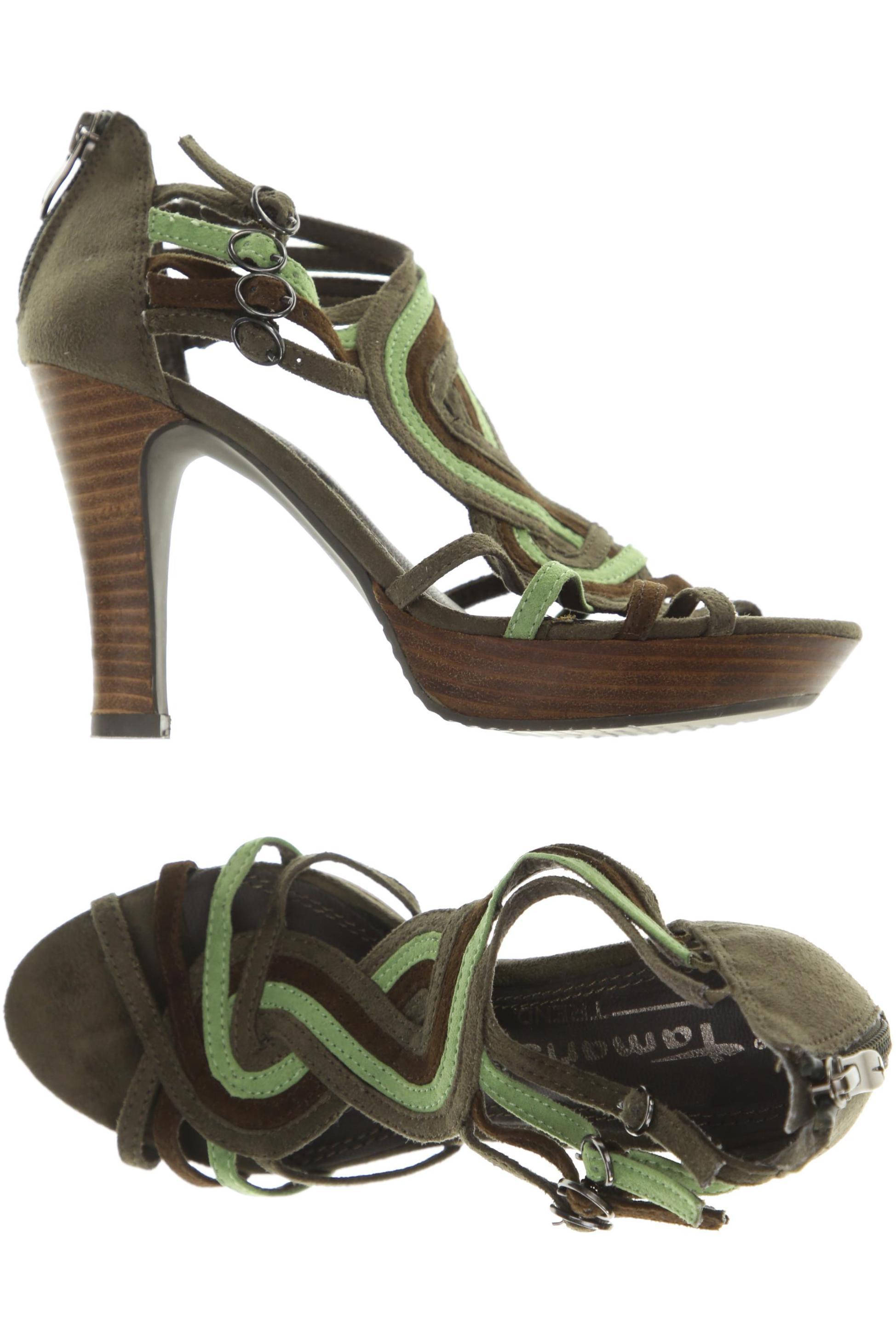 

Tamaris Damen Sandale, grün, Gr. 36