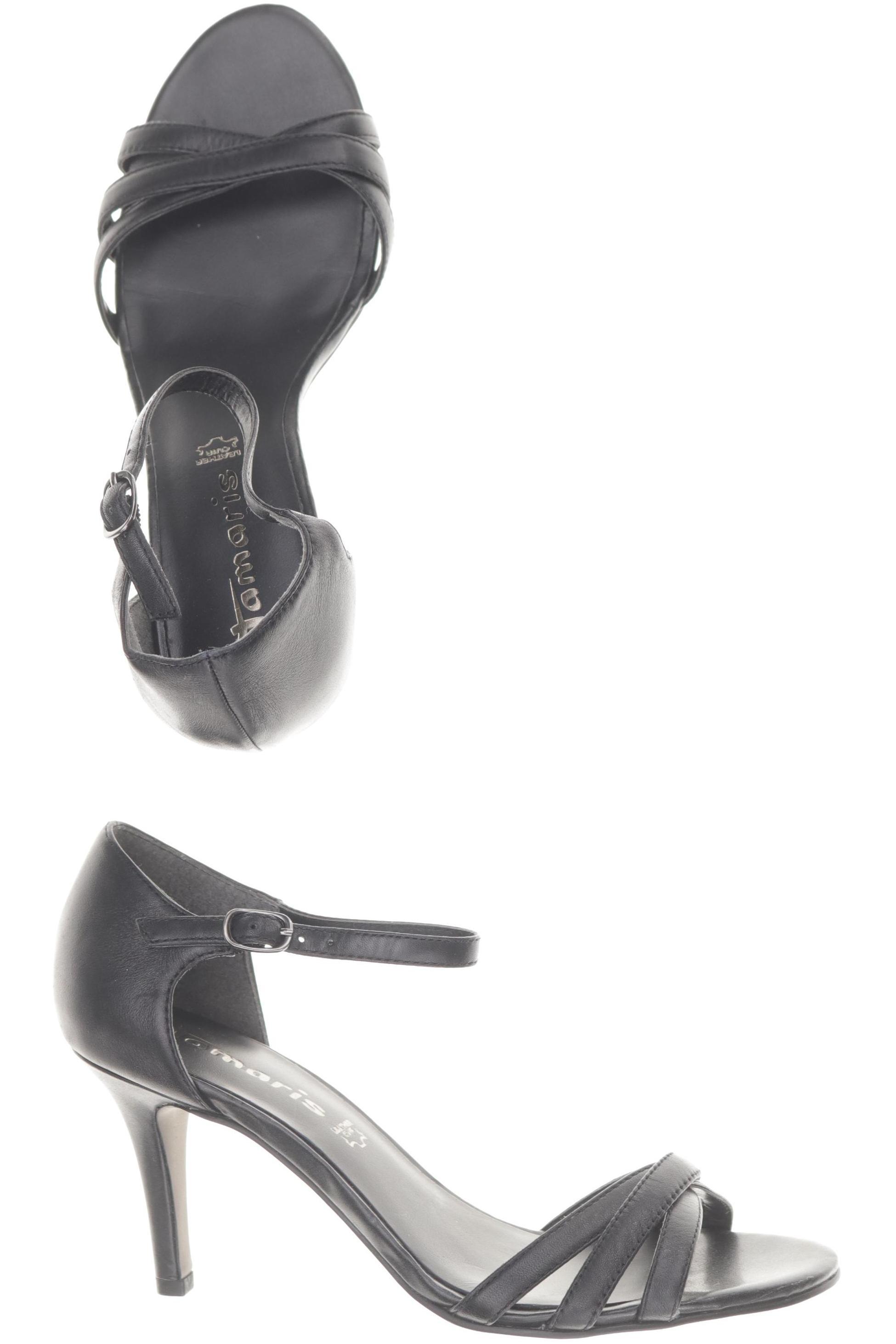 

Tamaris Damen Sandale, schwarz, Gr. 39