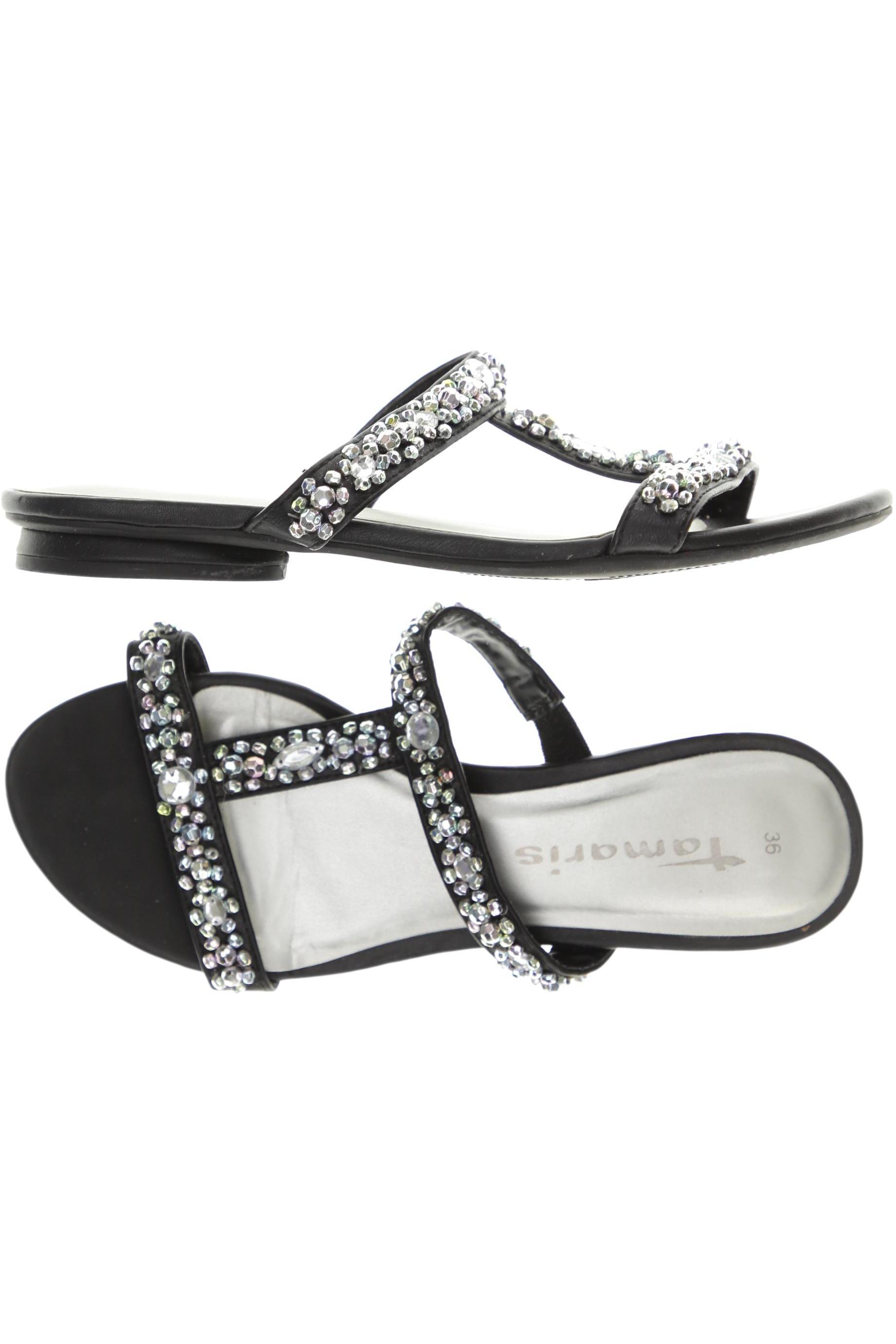 

Tamaris Damen Sandale, schwarz, Gr. 36