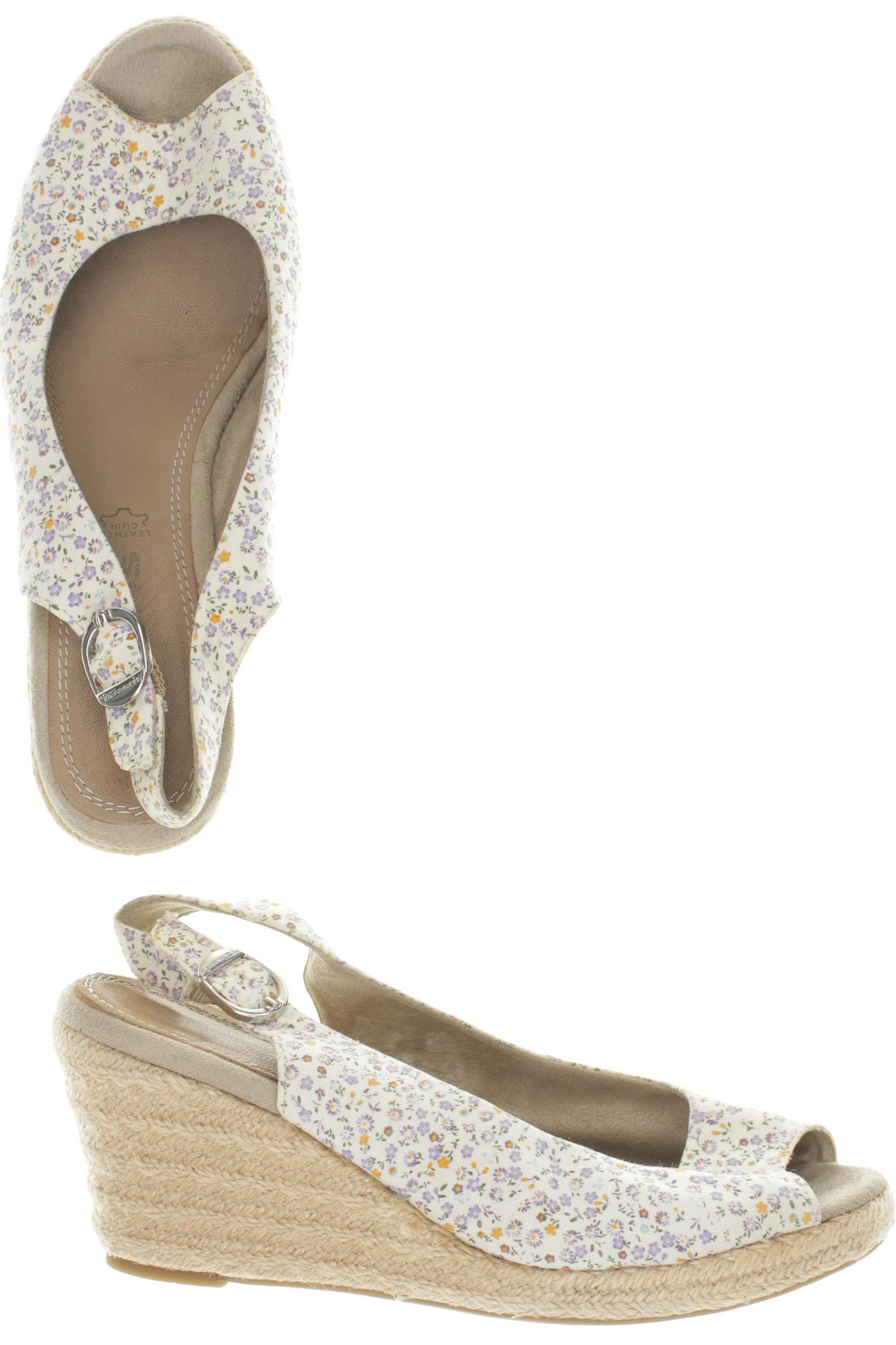 

Tamaris Damen Sandale, weiß, Gr. 38