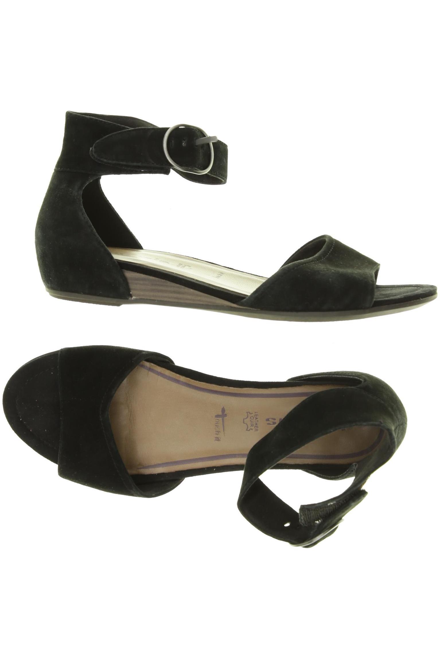 

Tamaris Damen Sandale, schwarz, Gr. 41