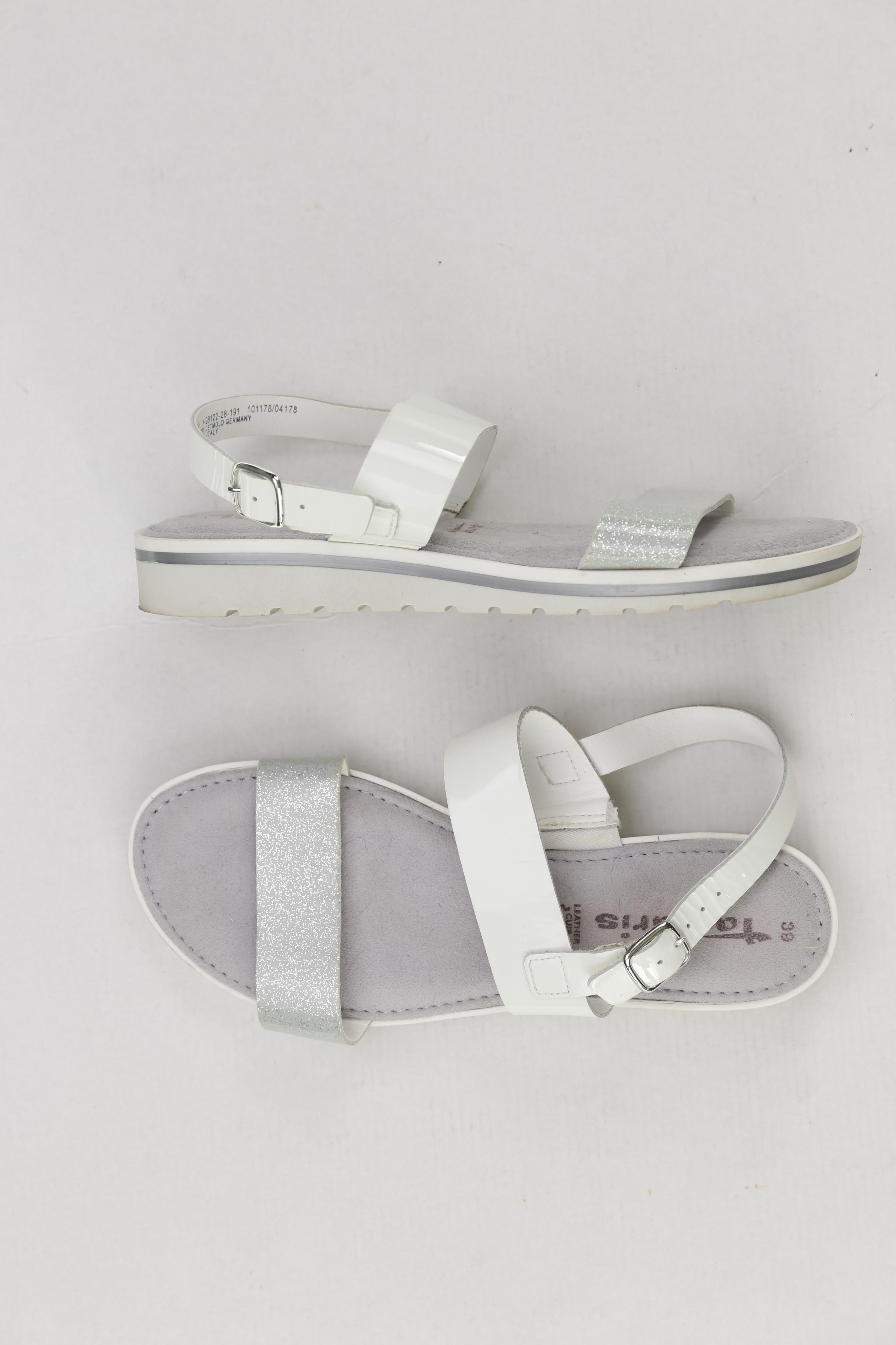 

Tamaris Damen Sandale, weiß, Gr. 39