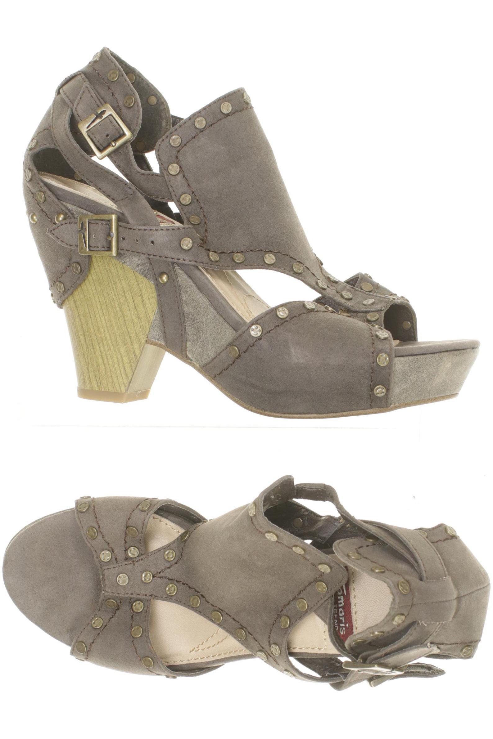 

Tamaris Damen Sandale, braun, Gr. 40