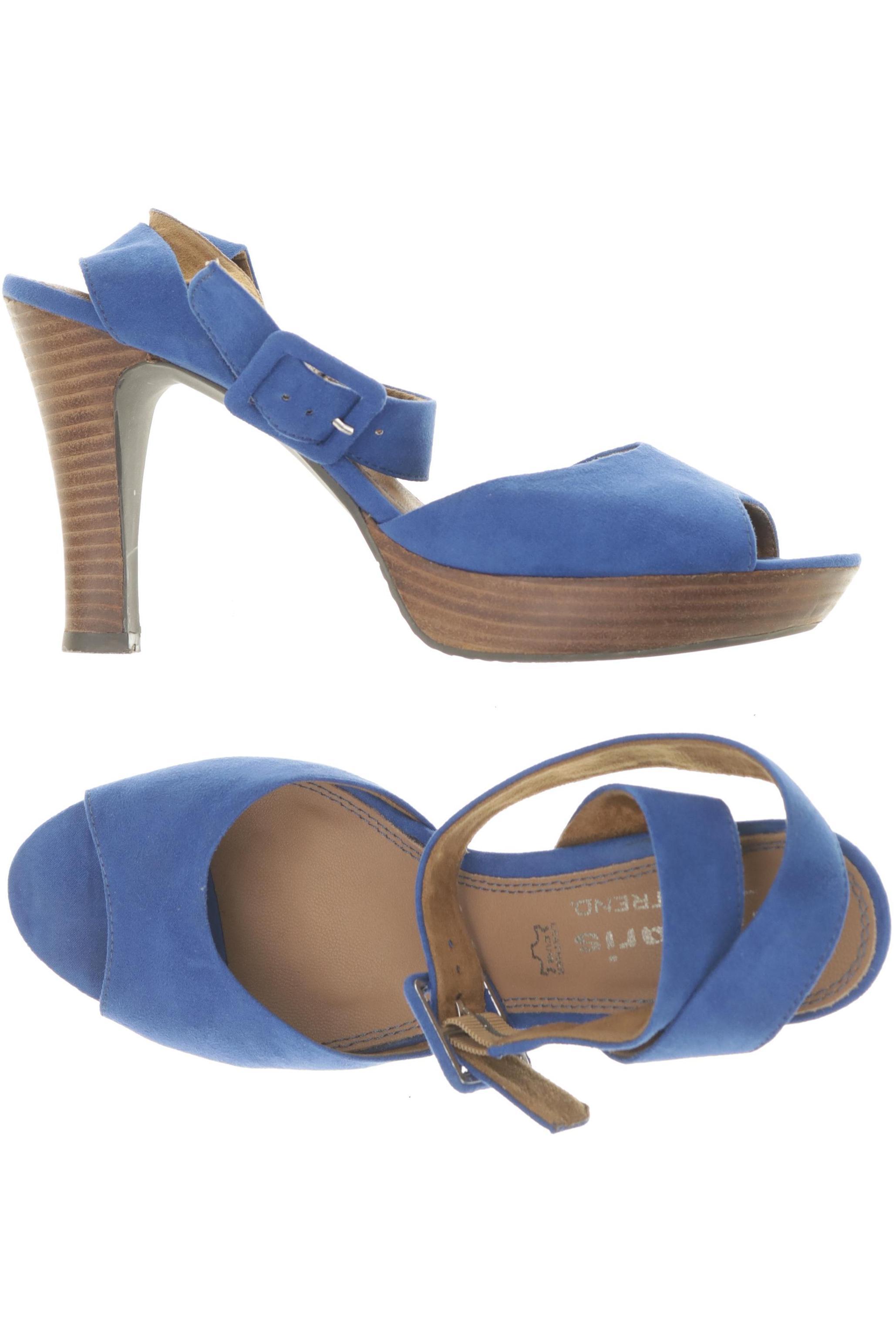 

Tamaris Damen Sandale, blau, Gr. 41