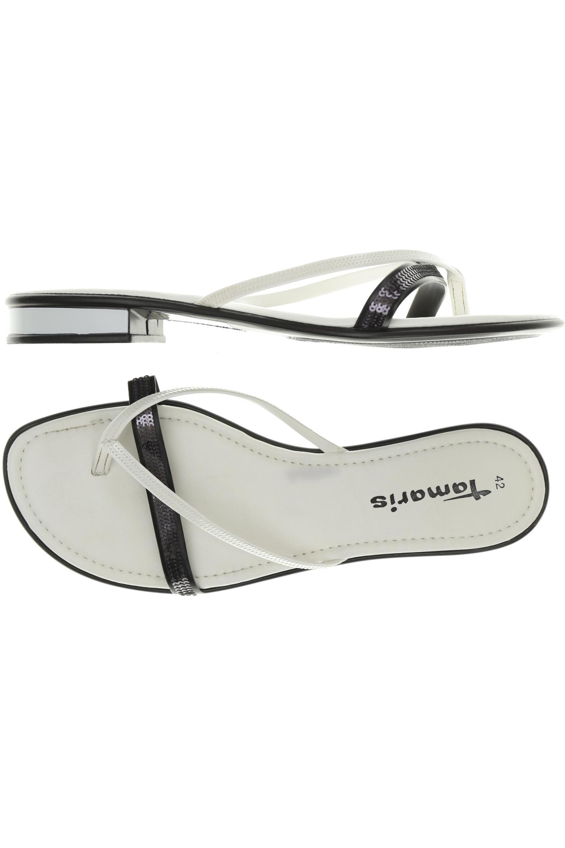 

Tamaris Damen Sandale, weiß, Gr. 42